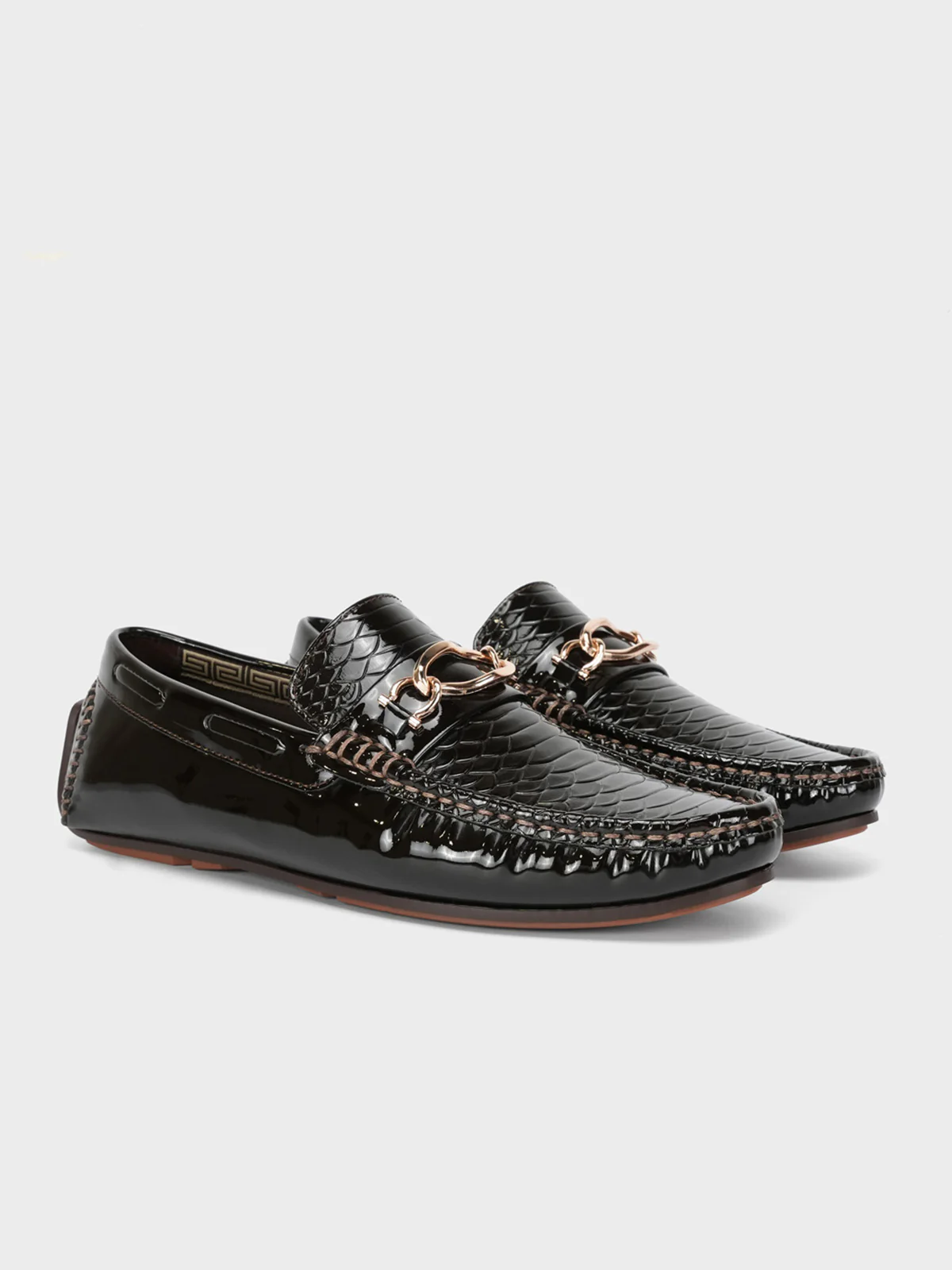 Mens "BRONYA" Buckled Stylish Mocassins - Image 2