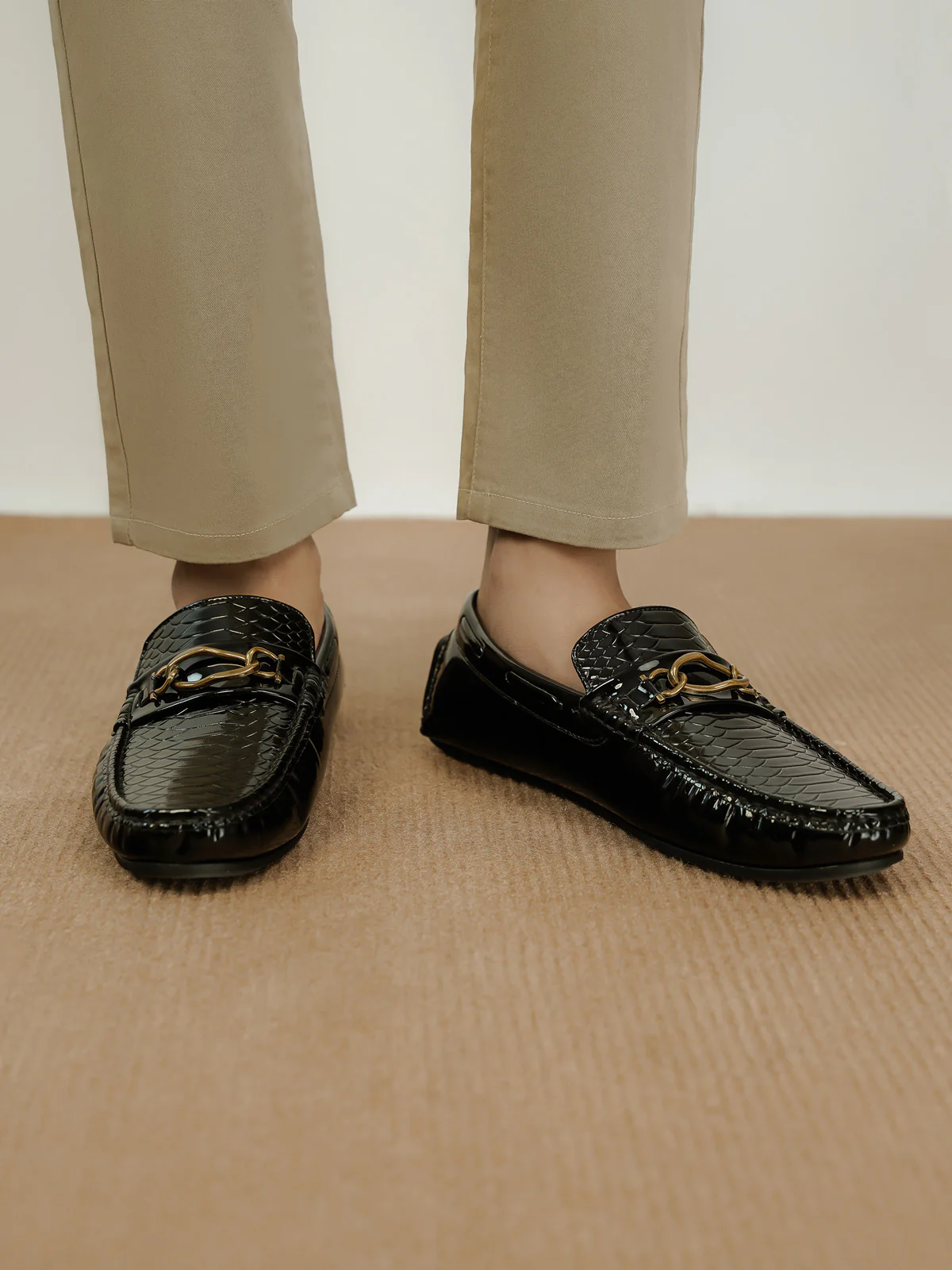 Mens "BRONYA" Buckled Stylish Mocassins - Image 9