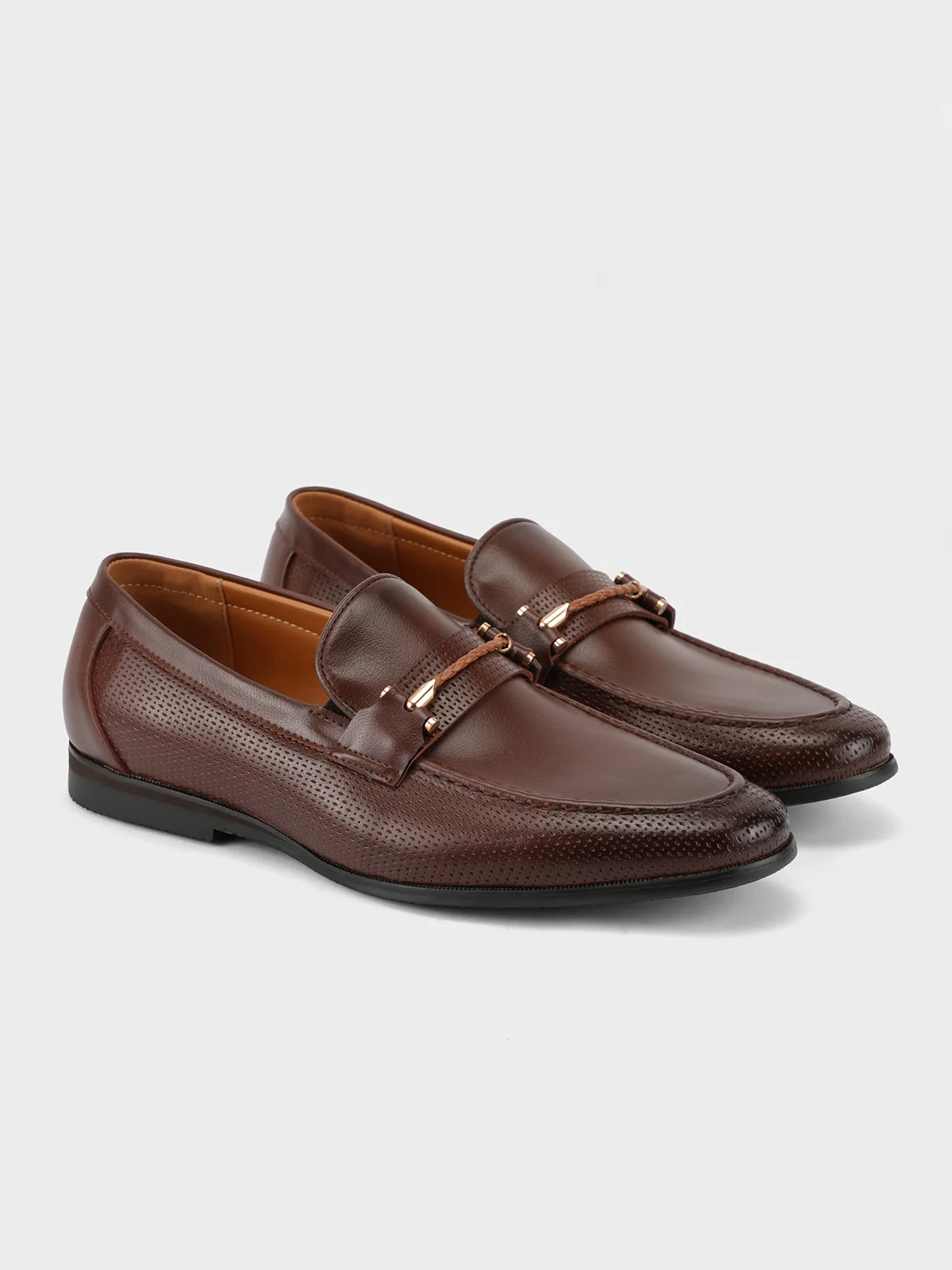 Mens "BRONYA" Comfy Dress Leather Formal Shoes - Image 4