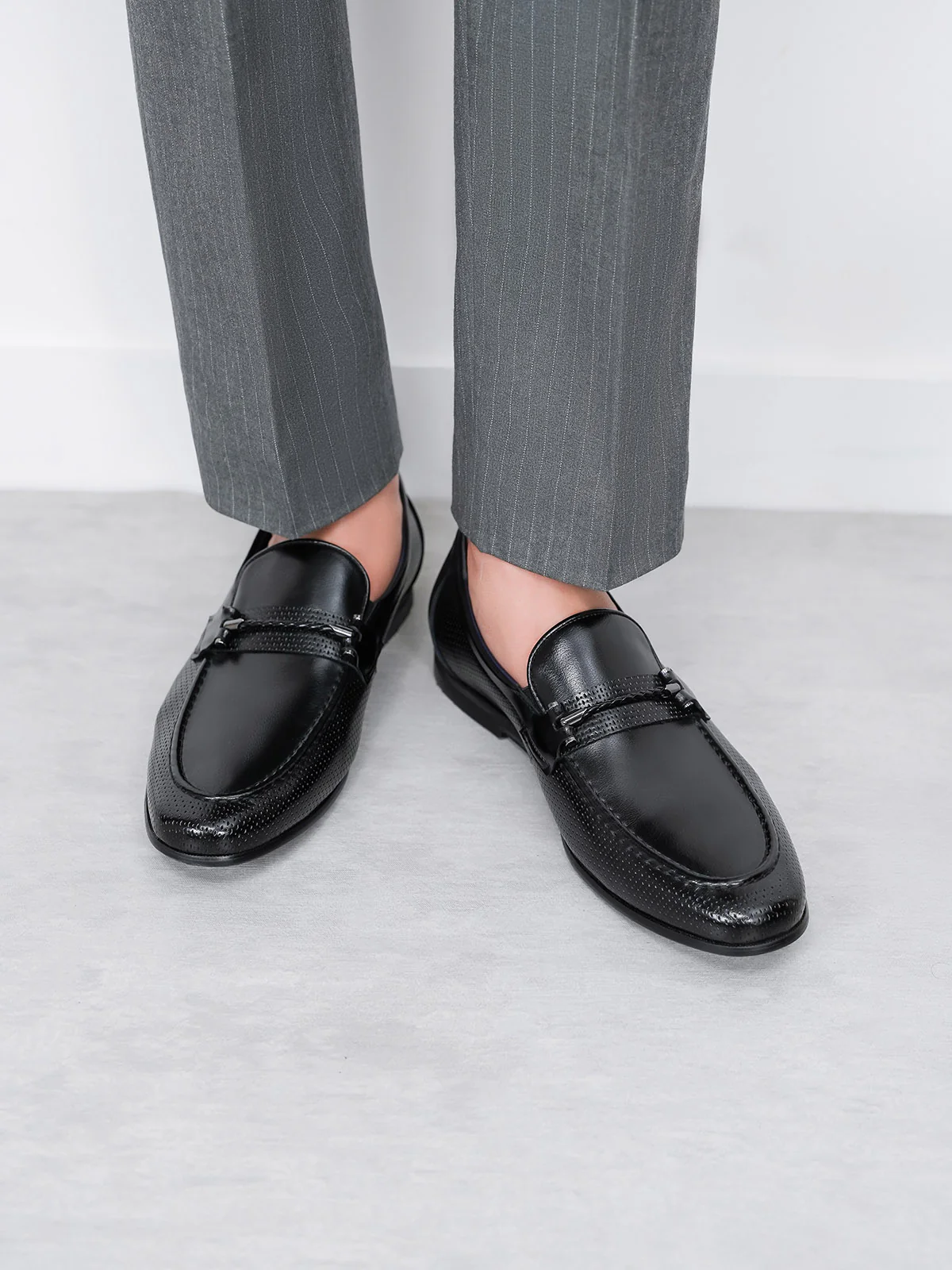 Mens "BRONYA" Comfy Dress Leather Formal Shoes
