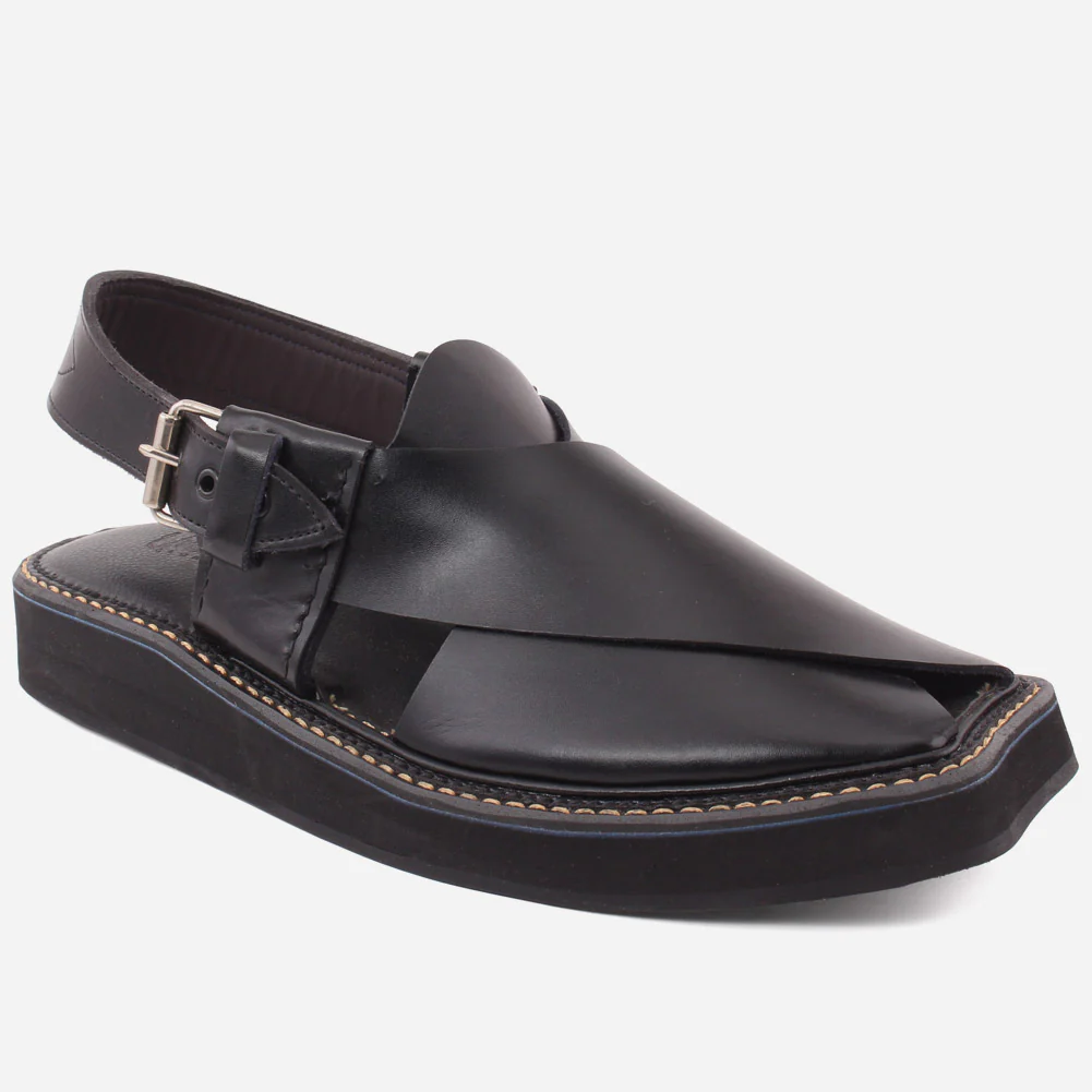 Mens "BRUCE" Peshawari Kaptaan Leather Sandals