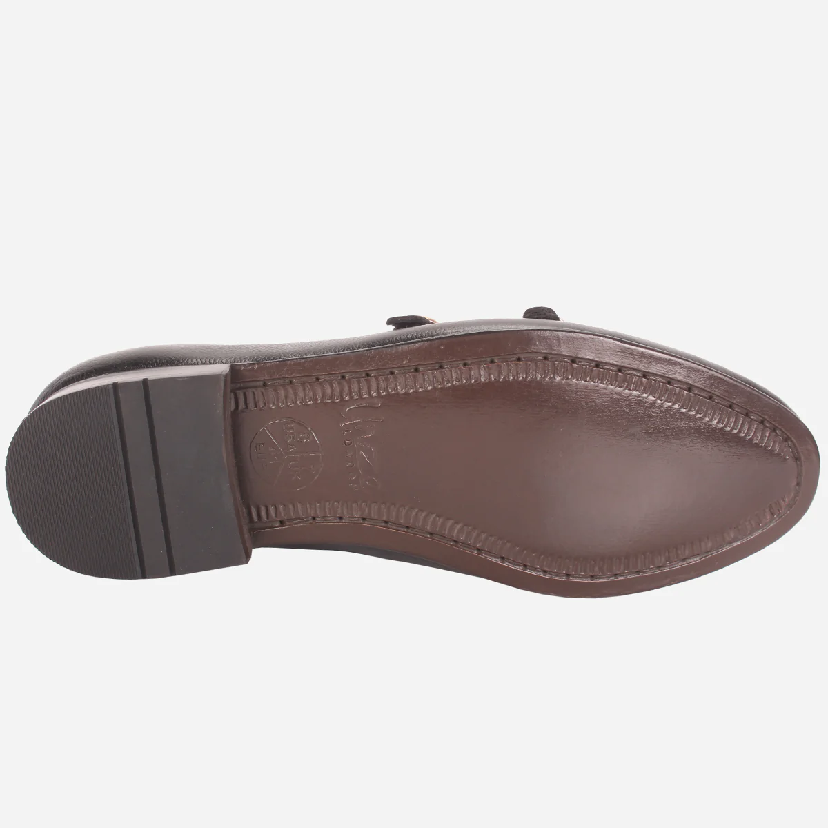Mens "CARLOS" Leather Monk Straps Formal Shoes - Image 5