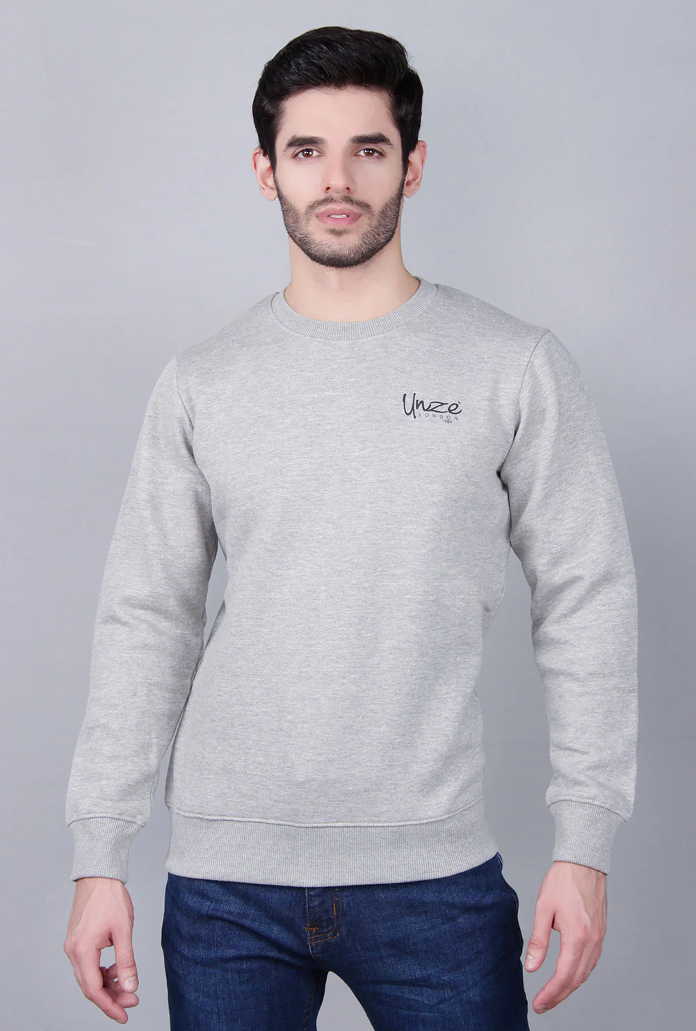 Men's "CLINTON" Fleece Crewneck Sweatshirt