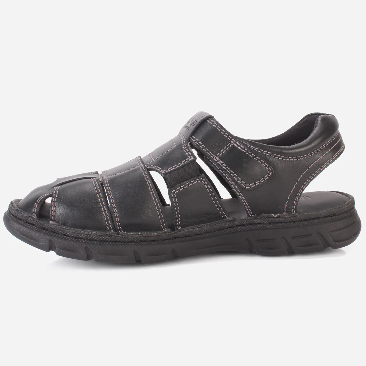 Mens "COHEAN" Comfy Leather Summer Sandals - Image 3