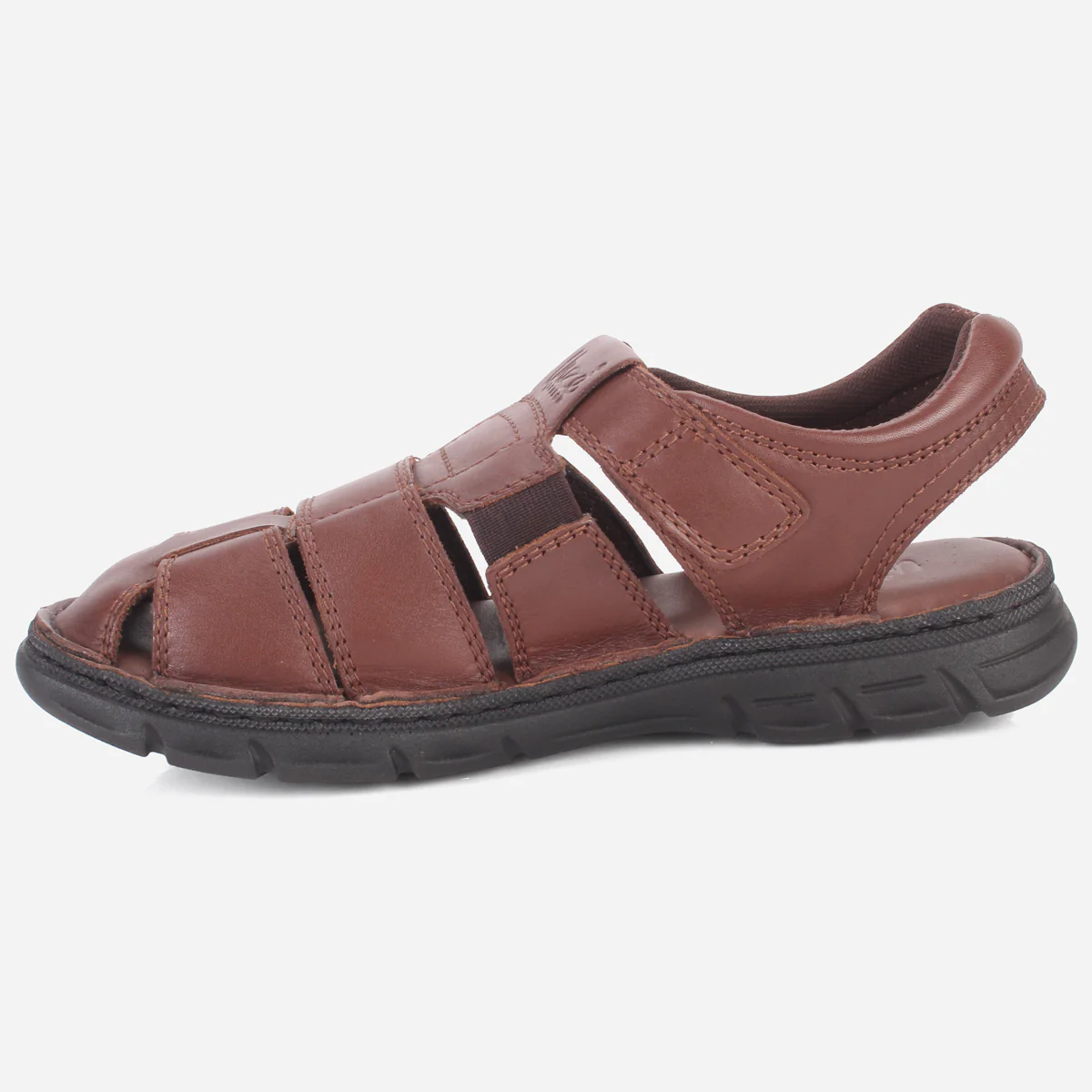 Mens "COHEAN" Comfy Leather Summer Sandals - Image 3