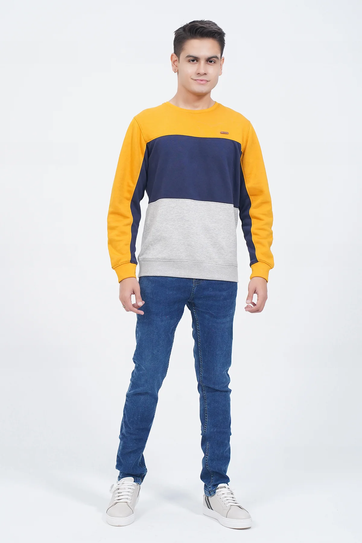 Mens "CORBY" Crew Neck Long Sleeves Sweatshirt - Image 2
