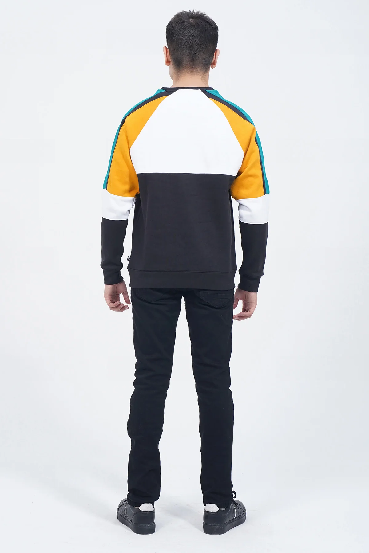 Mens "CORNET" Crew Neck Long Sleeves Sweatshirt - Image 3