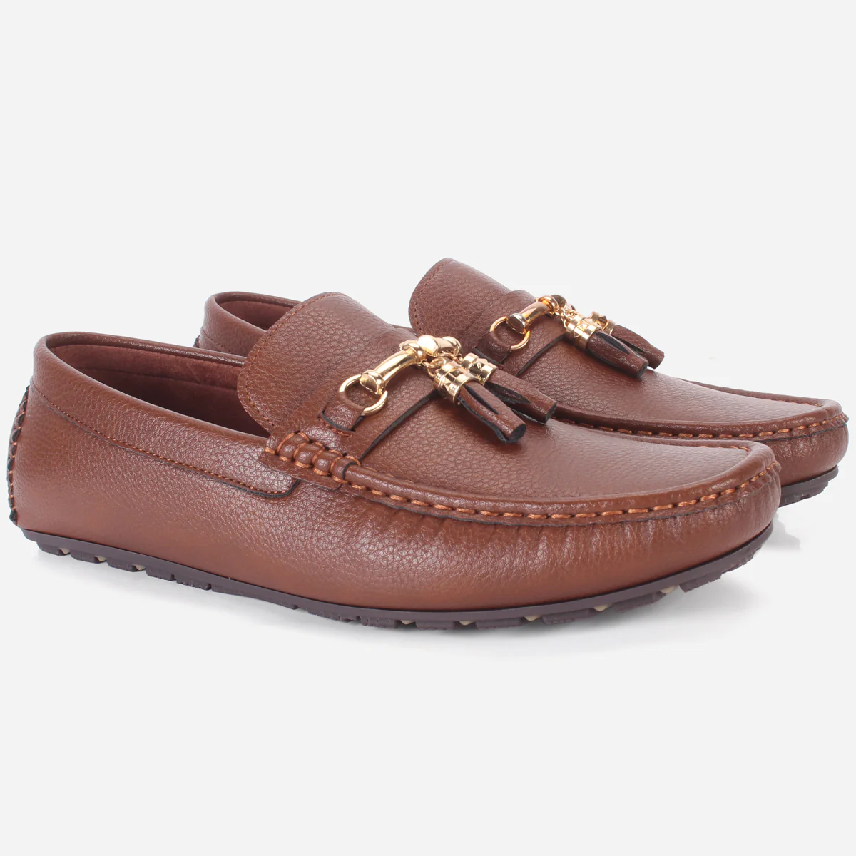 Mens "COTLAR" Casual Slip On Moccasins - Image 2