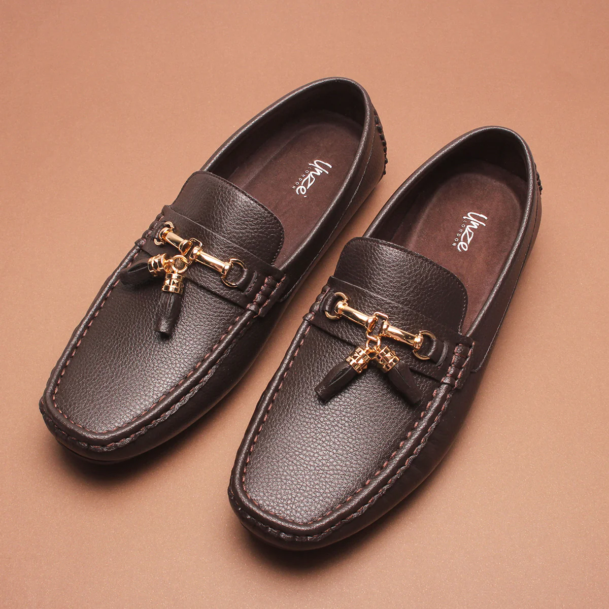 Mens "COTLAR" Casual Slip On Moccasins - Image 6