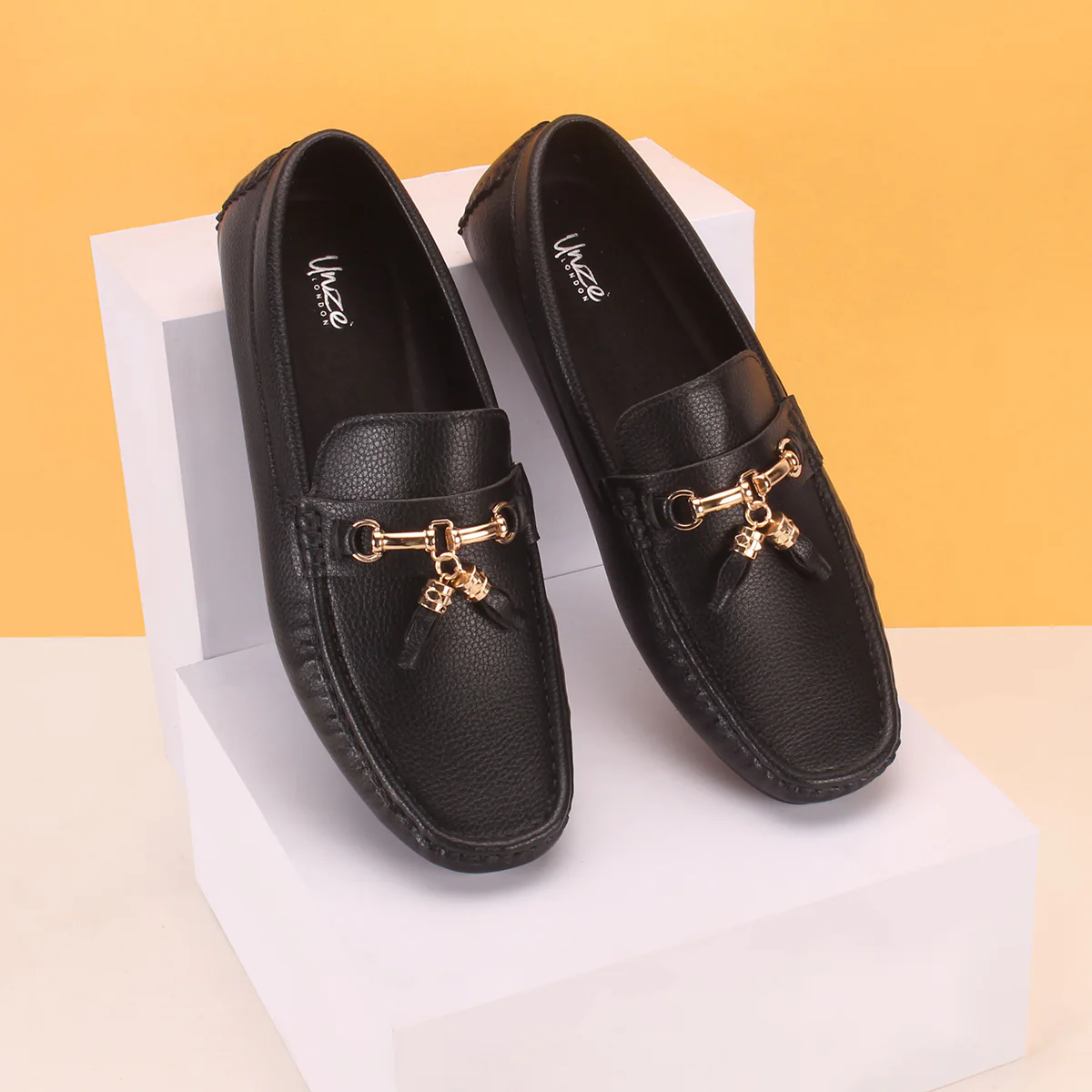 Mens "COTLAR" Casual Slip On Moccasins - Image 6