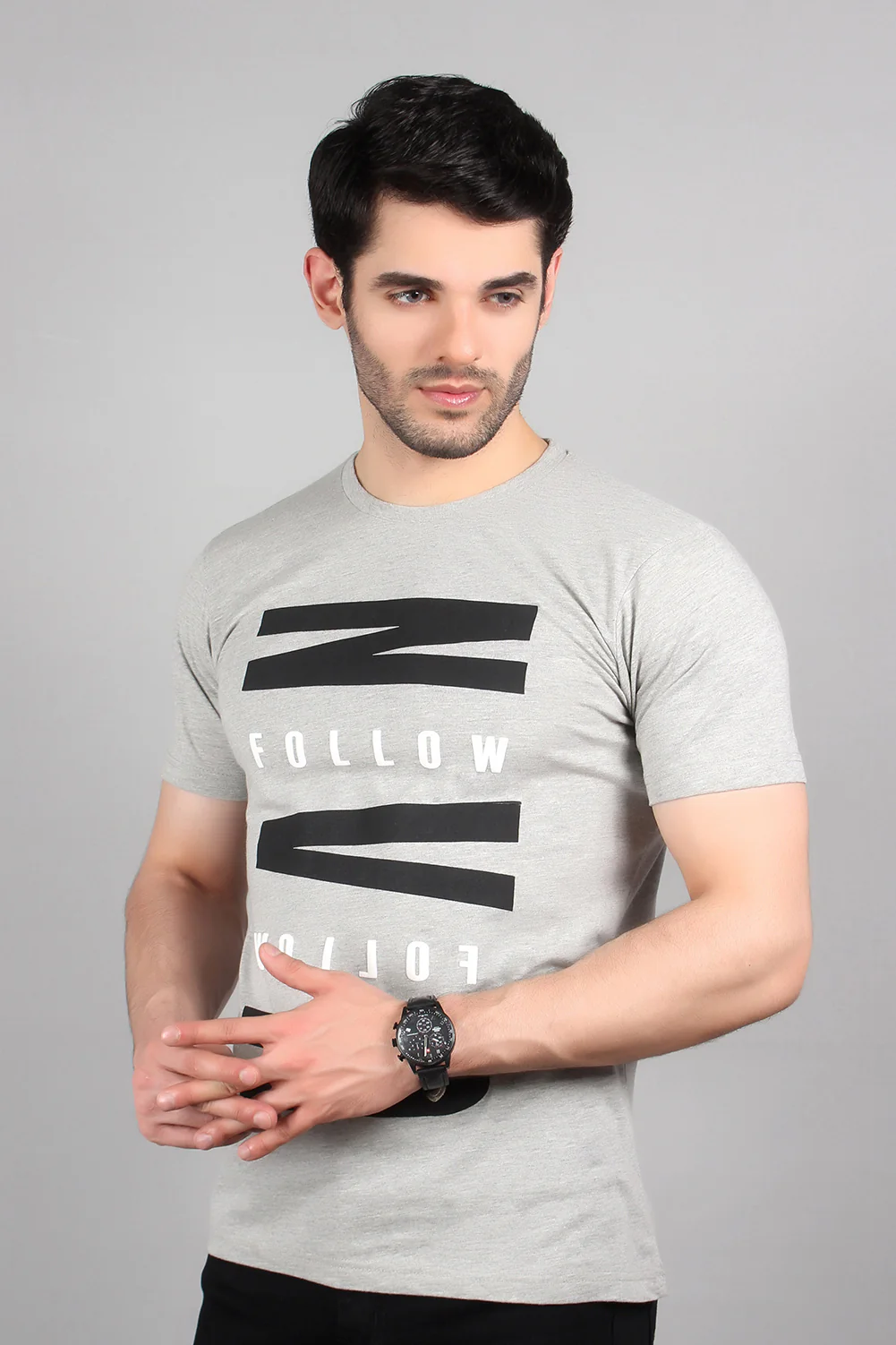 Men's "CRYOD" Casual Graphic Crew Neck Shirt - Image 2