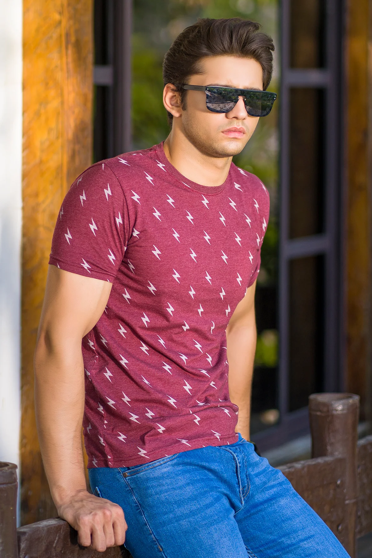 "DAKIET" Casual Crew Neck T-Shirt - Image 3
