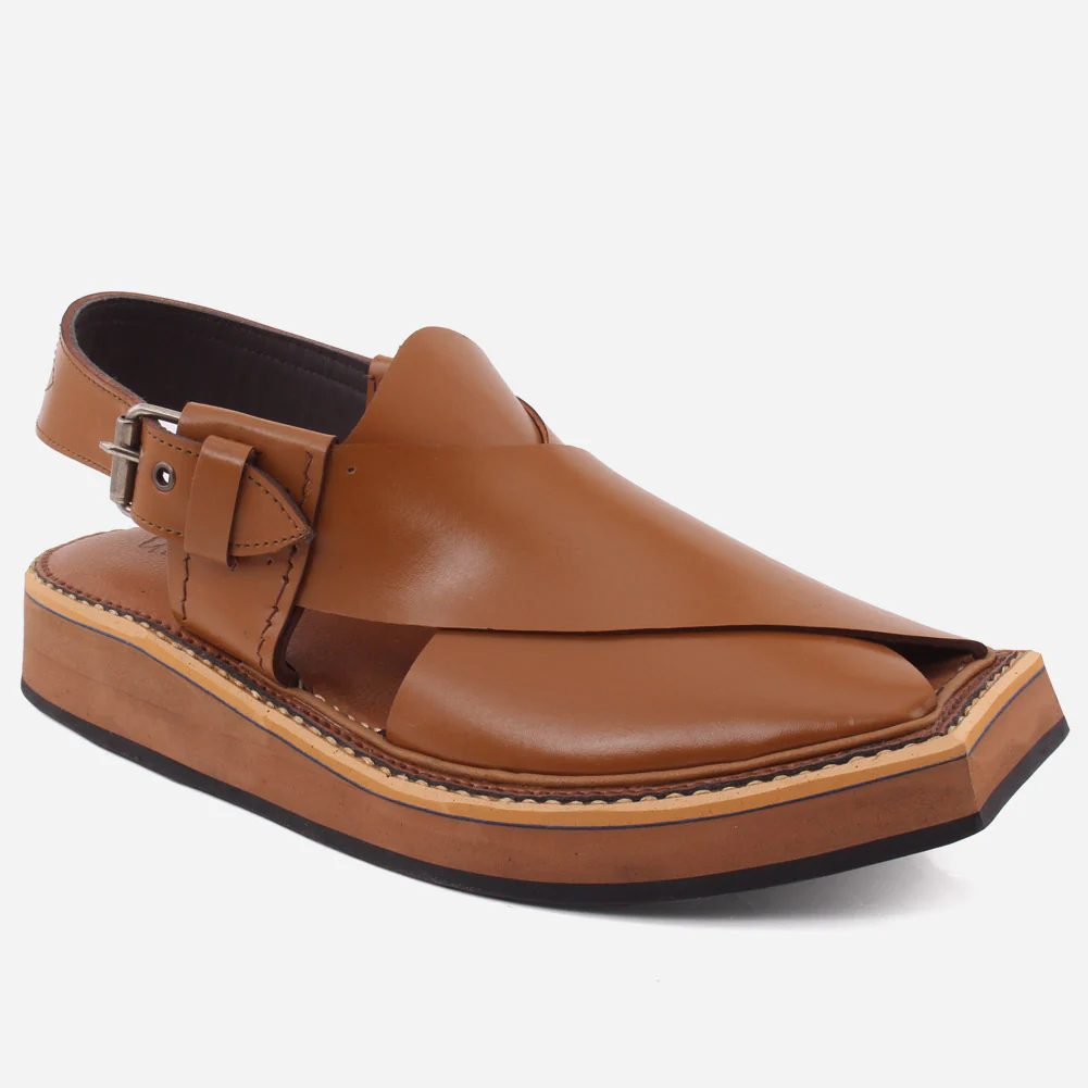 Mens "DALE" Peshawari Kaptaan Leather Sandals