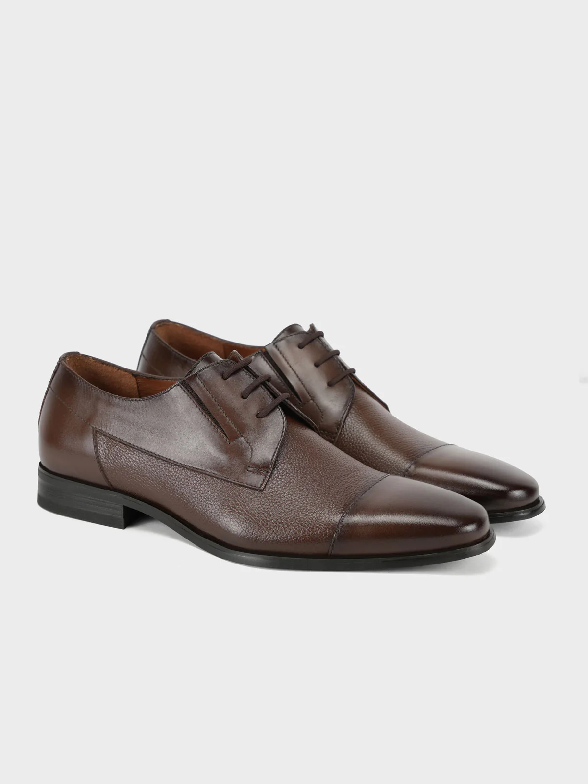 Mens "DALTON" Leather Lace up Formal Shoes - Image 4