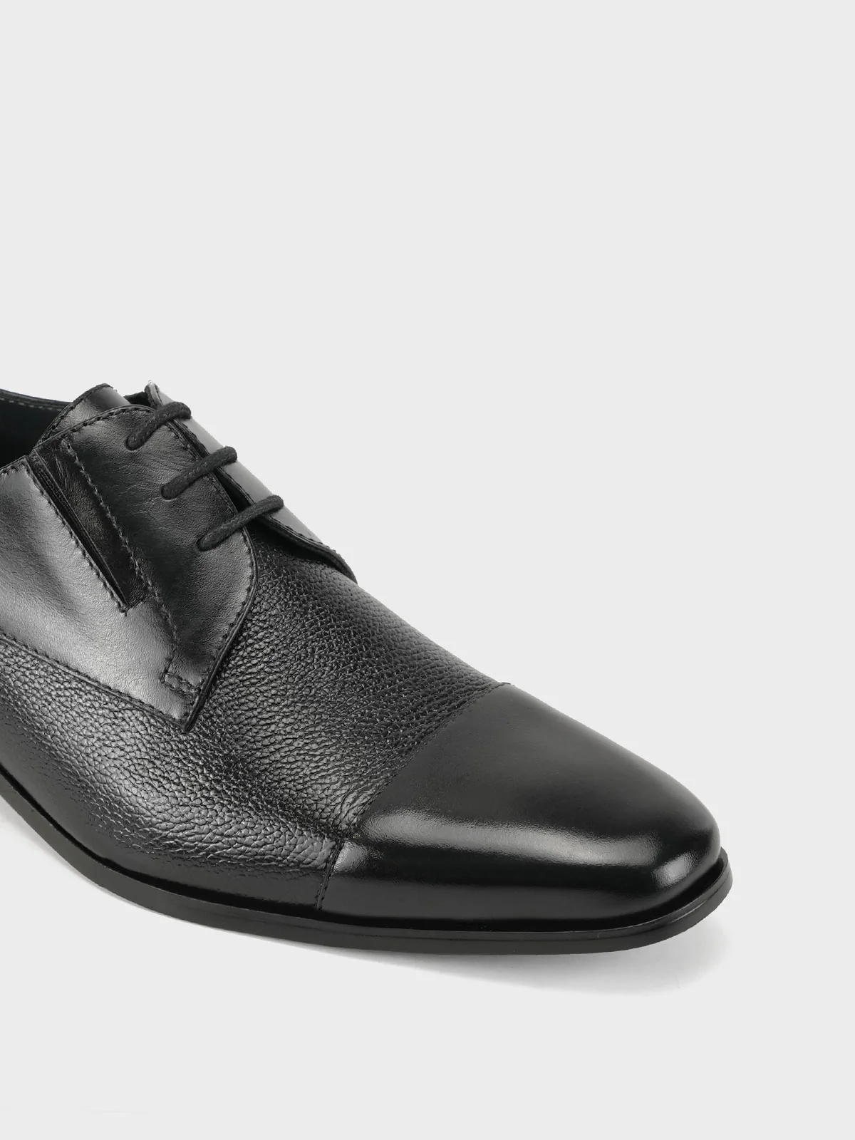 Mens "DALTON" Leather Lace up Formal Shoes - Image 7