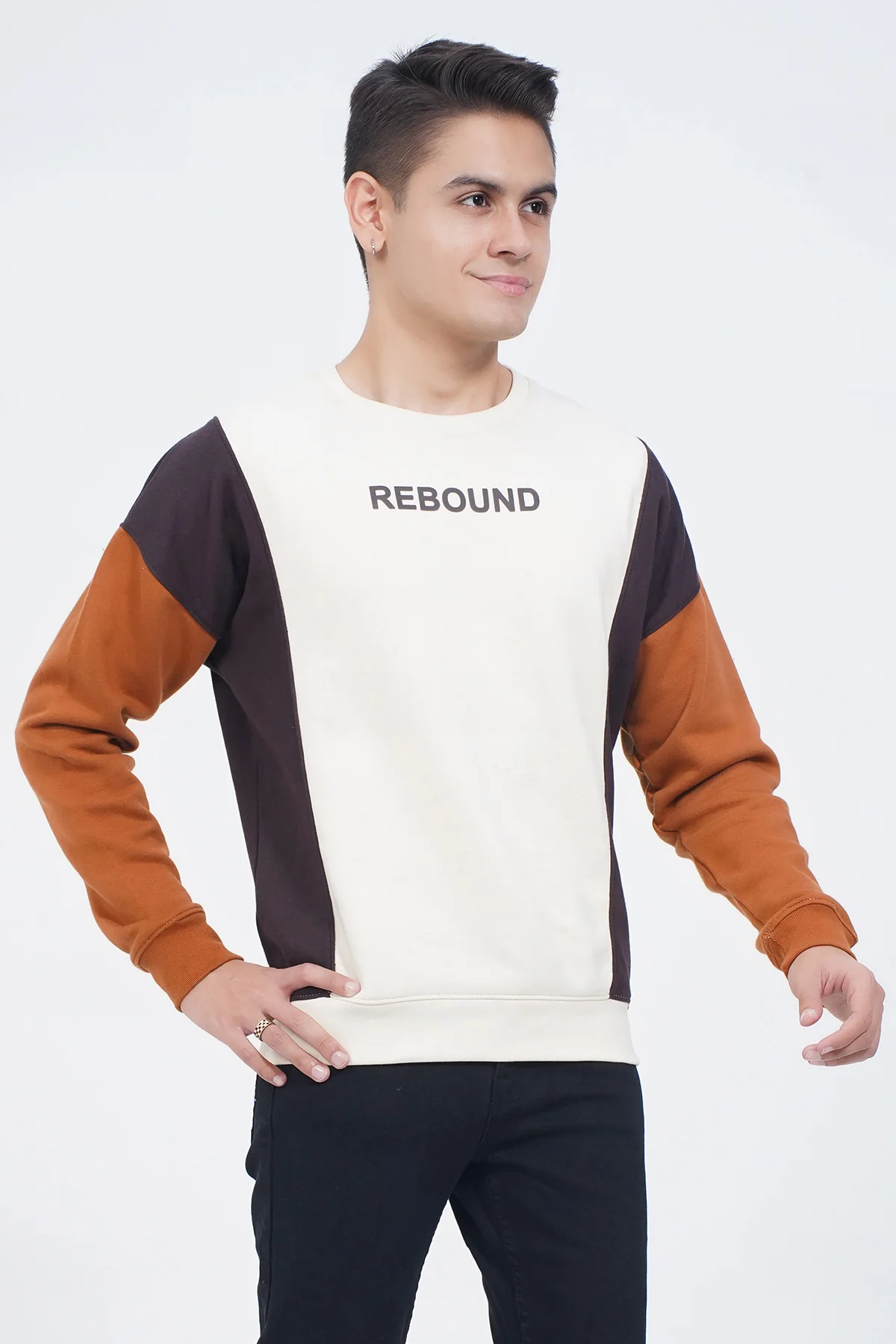 Mens "DANRELLE" Crew Neck Long Sleeves Sweatshirt