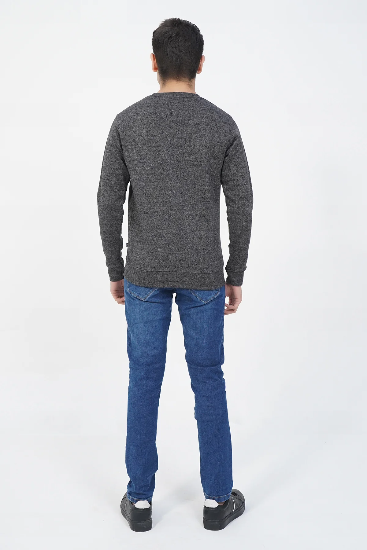 "DENVOR" Crew Neck Long Sleeves Sweatshirt - Image 3