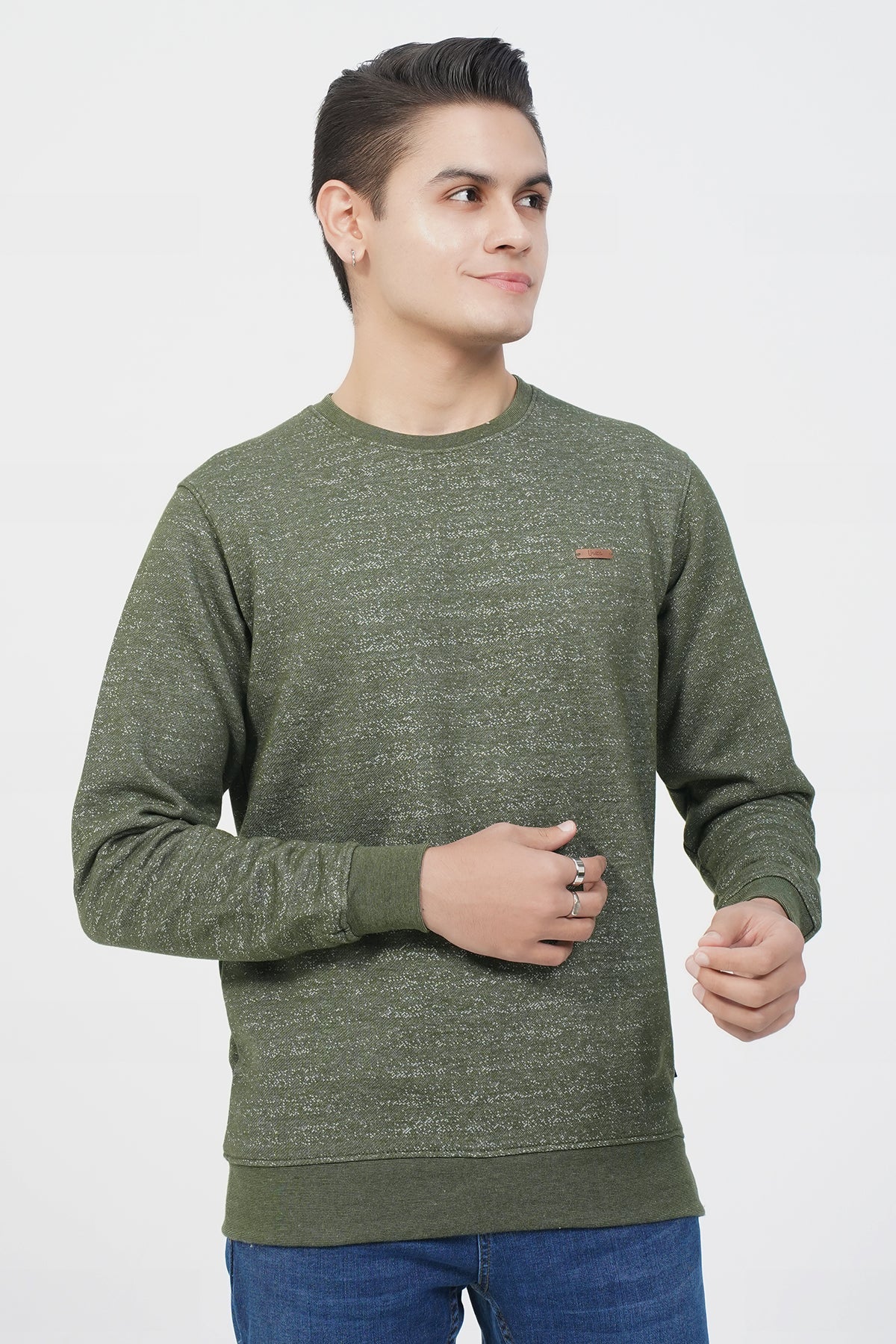 Men's "DENVOR" Crew Neck Long Sleeves Sweatshirt