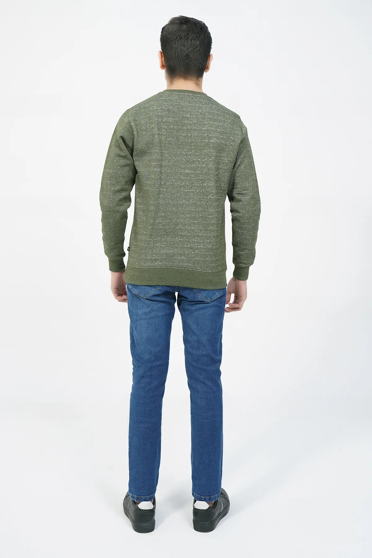 Men's "DENVOR" Crew Neck Long Sleeves Sweatshirt - Image 3