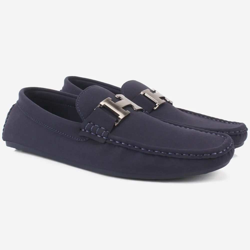 Mens "DOERIN" Suede Slip-on Casual Moccasins Shoes - Image 2