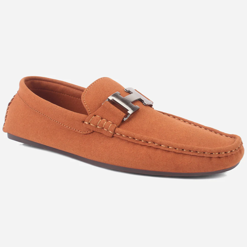 Mens "DOERIN" Suede Slip-on Casual Moccasins Shoes