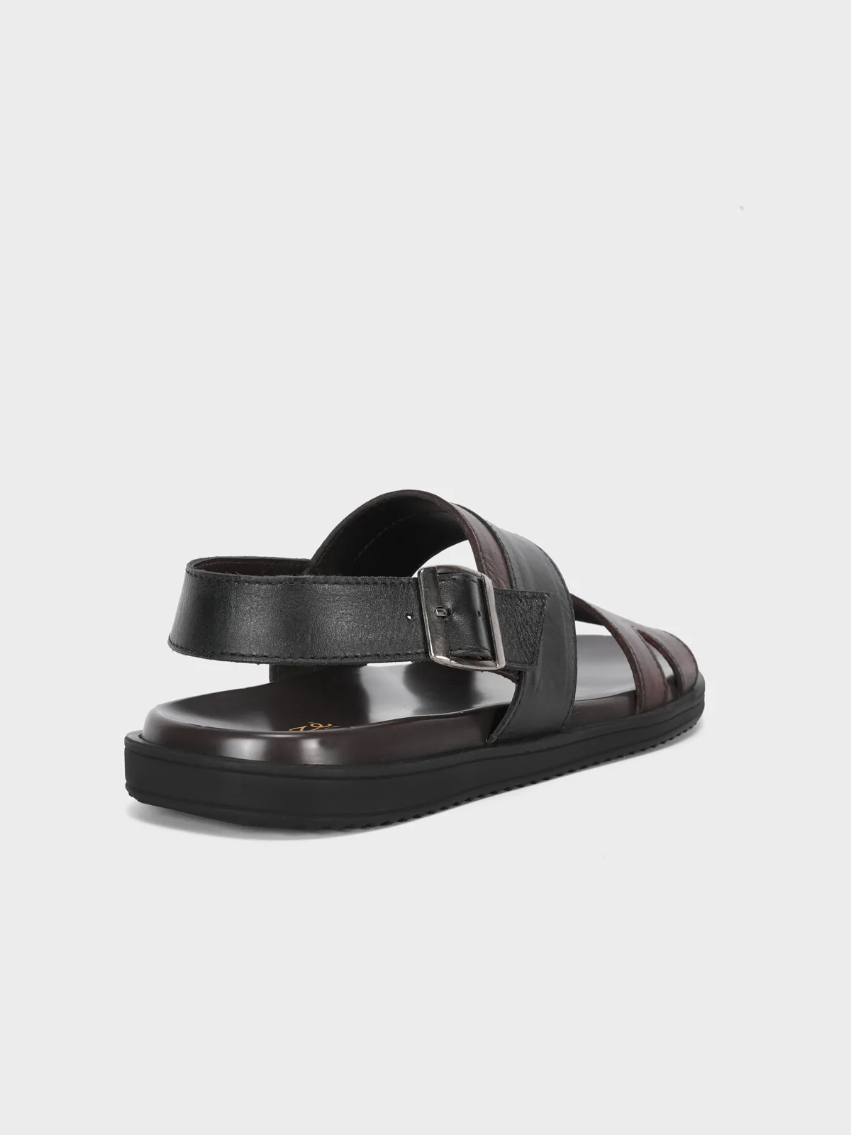 Mens "DONAR" Casual Leather Sandals - Image 3