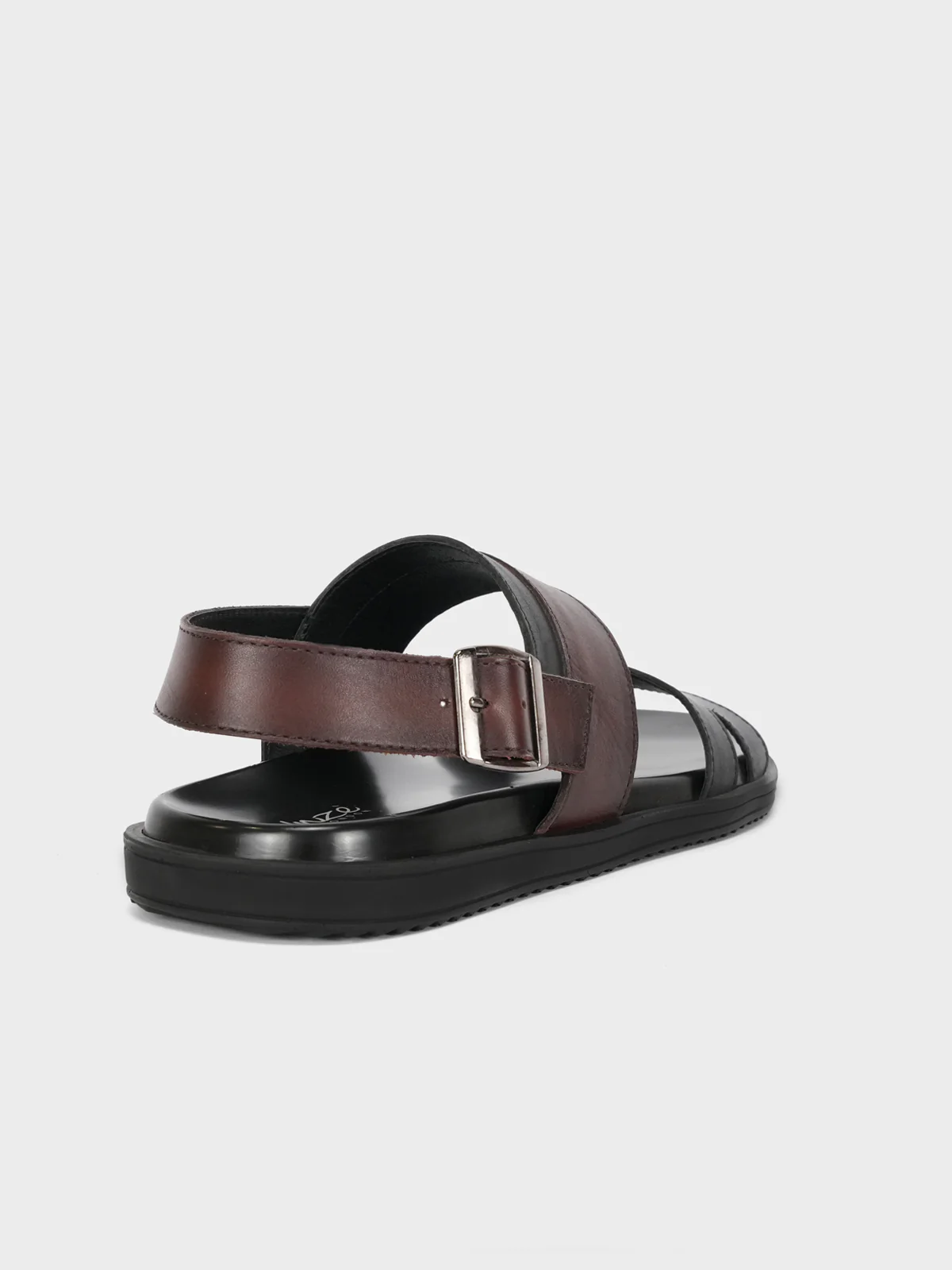 Mens "DONAR" Casual Leather Sandals - Image 3
