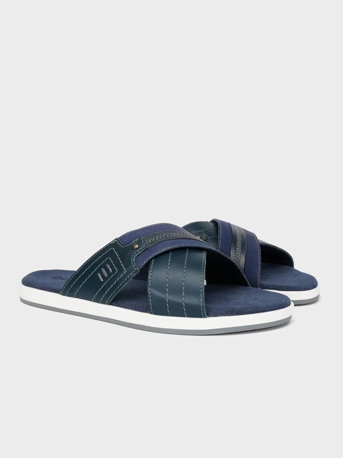 Mens "DUCASSE" Casual Open Toe Slippers - Image 2