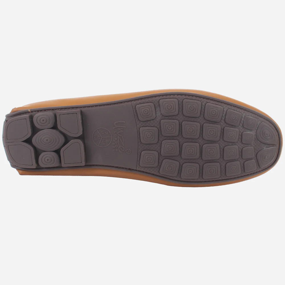 Mens "DUEL" Slip-On Decorate Moccasins Shoes - Image 5