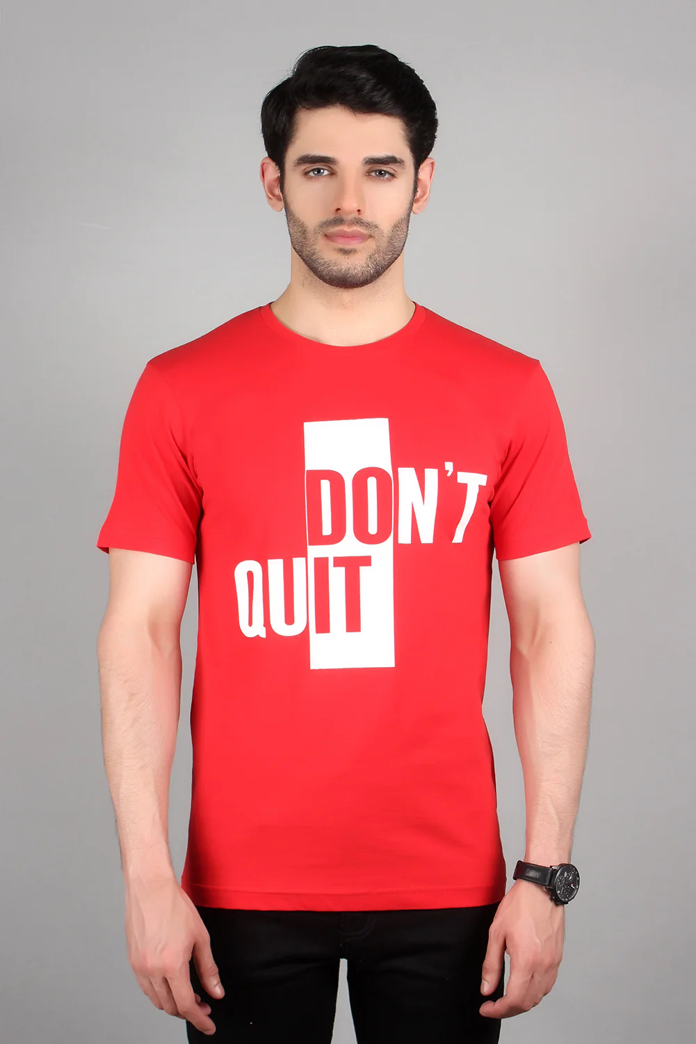 Men's "DUVER" Casual Graphic Crew Neck T-Shirt