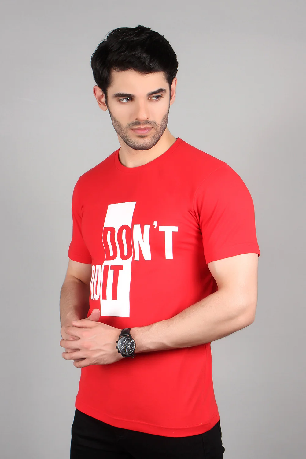 Men's "DUVER" Casual Graphic Crew Neck T-Shirt - Image 2