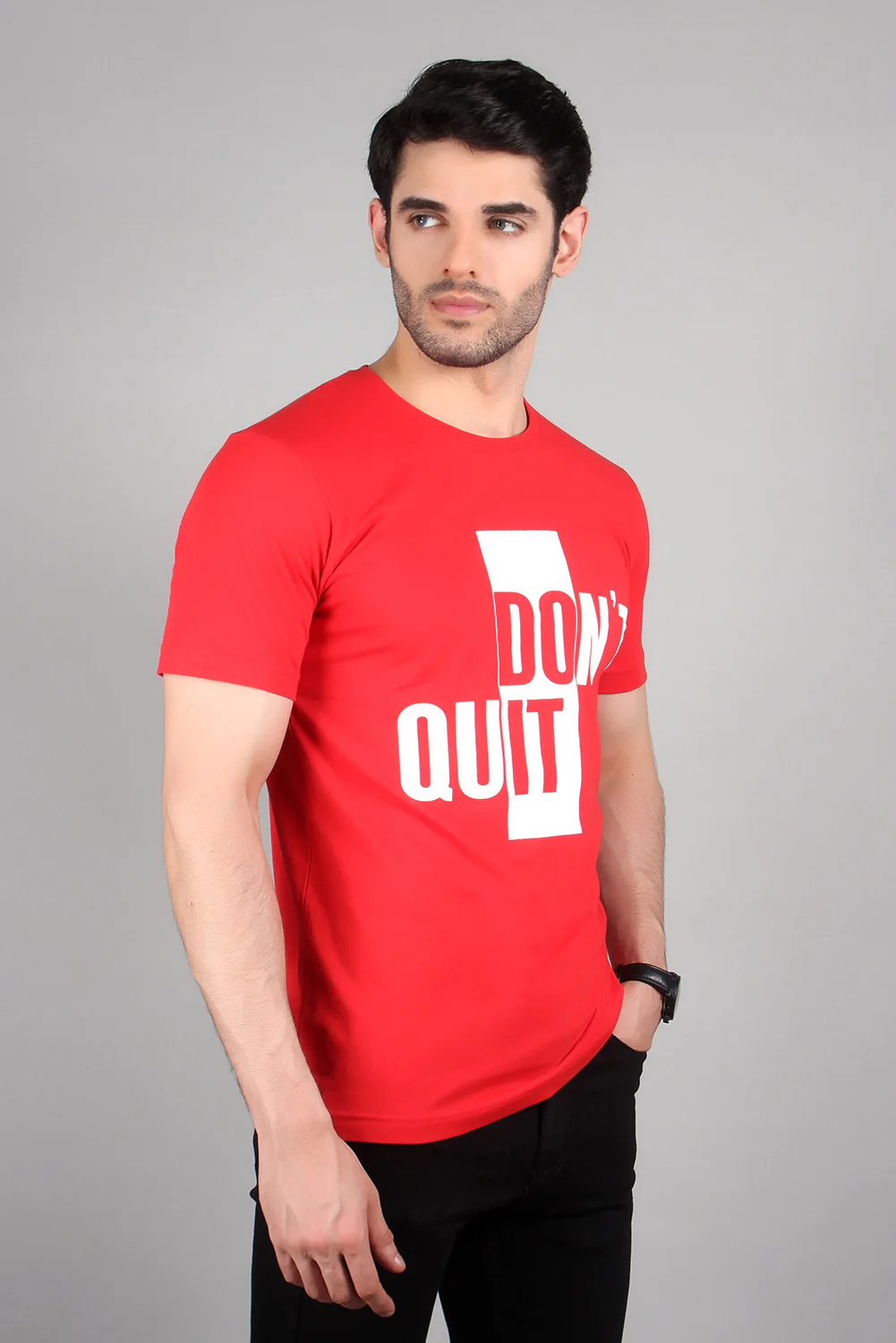 Men's "DUVER" Casual Graphic Crew Neck T-Shirt - Image 3