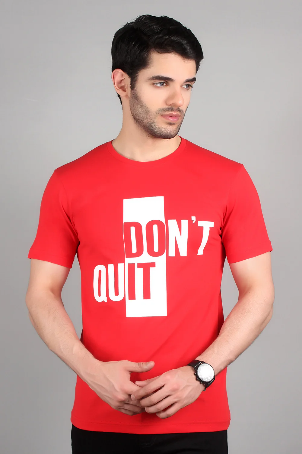 Men's "DUVER" Casual Graphic Crew Neck T-Shirt - Image 4