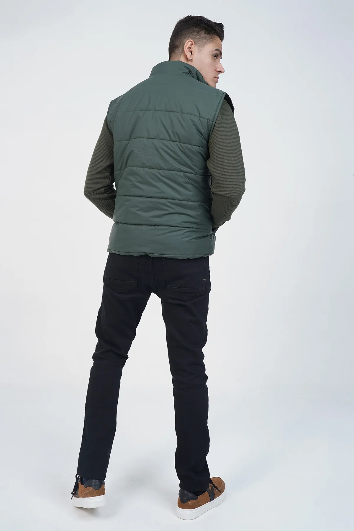 Mens "ECRAF" Puffer Winter Jacket Outerwear - Image 3