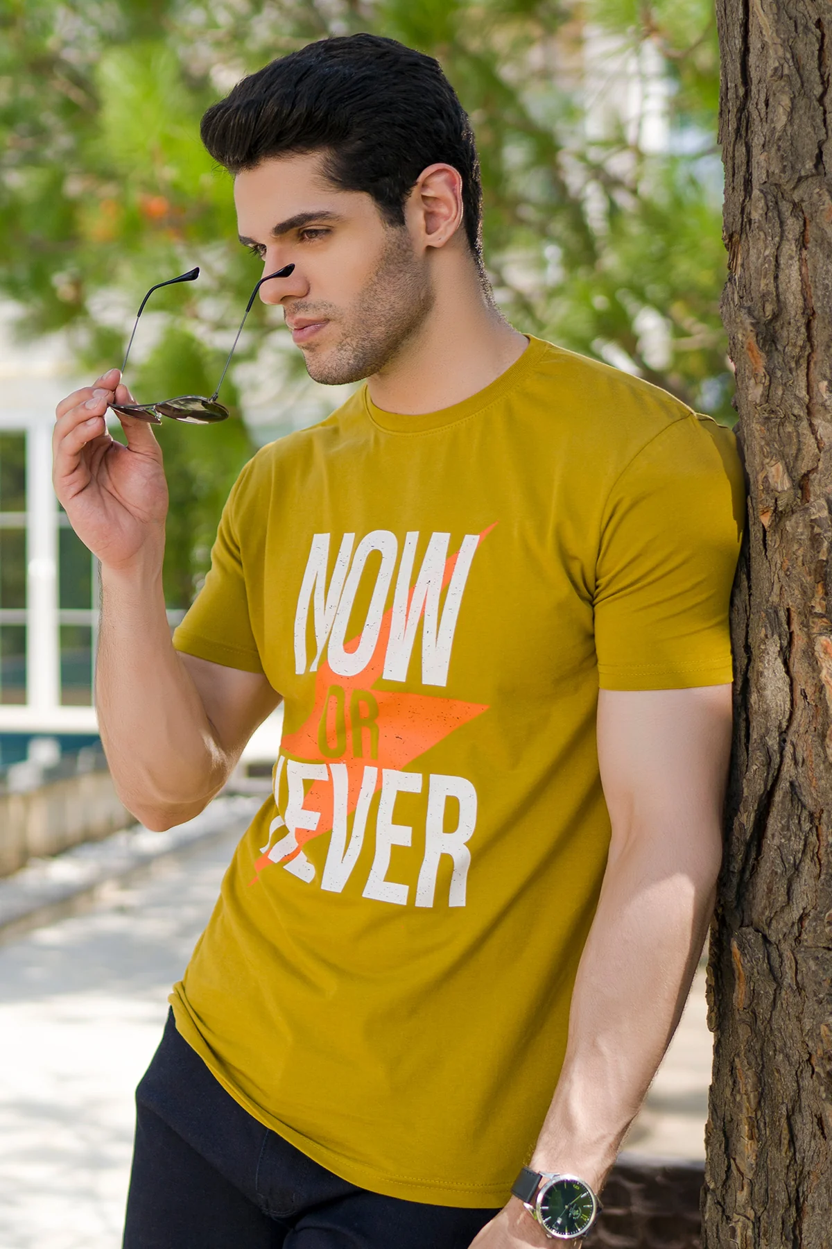 "EDSEL"Classic Crew Neck Summer T-Shirt - Image 2
