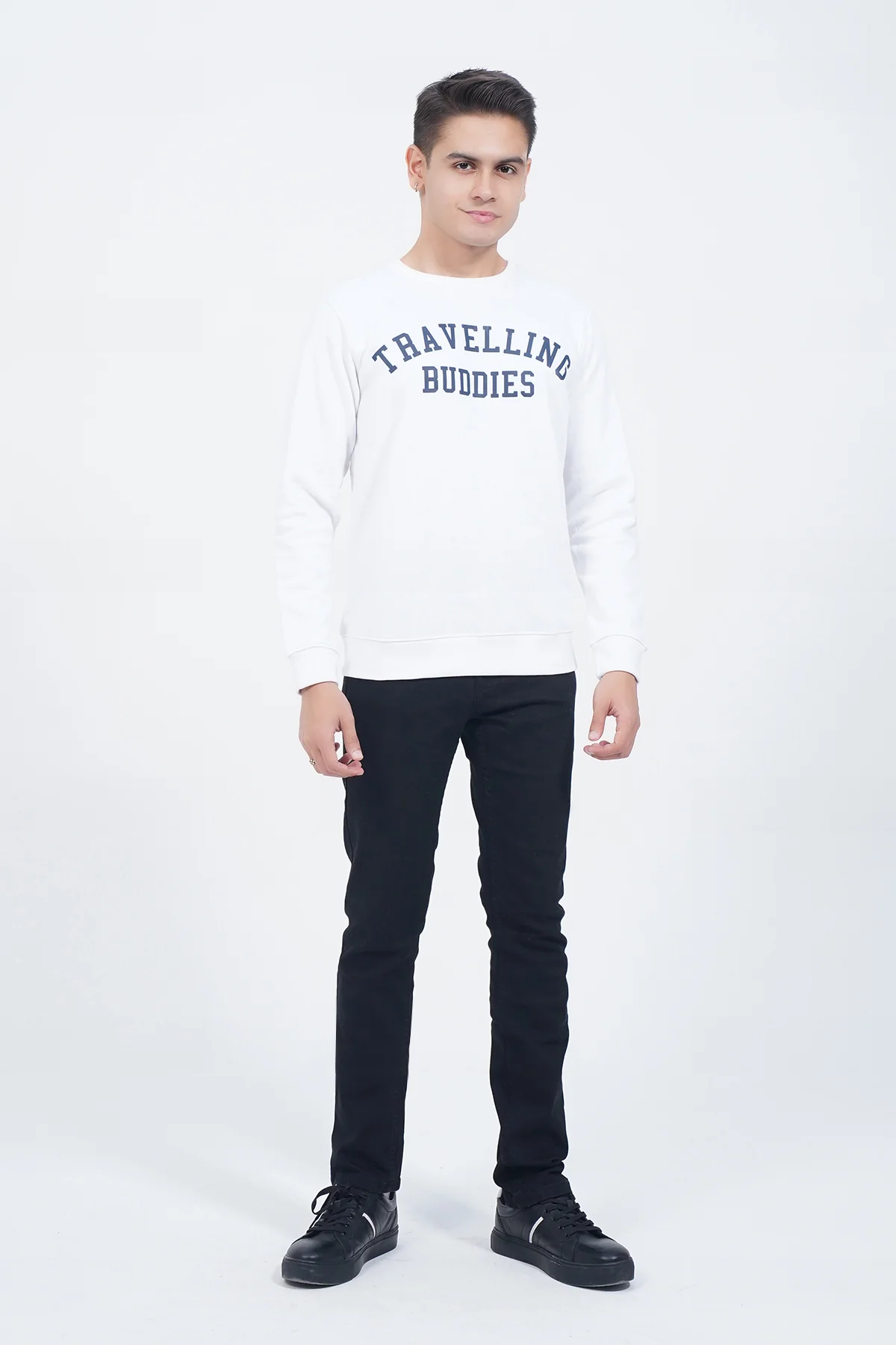 Mens "ELOIS" Crew Neck Long Sleeves Sweatshirt - Image 2