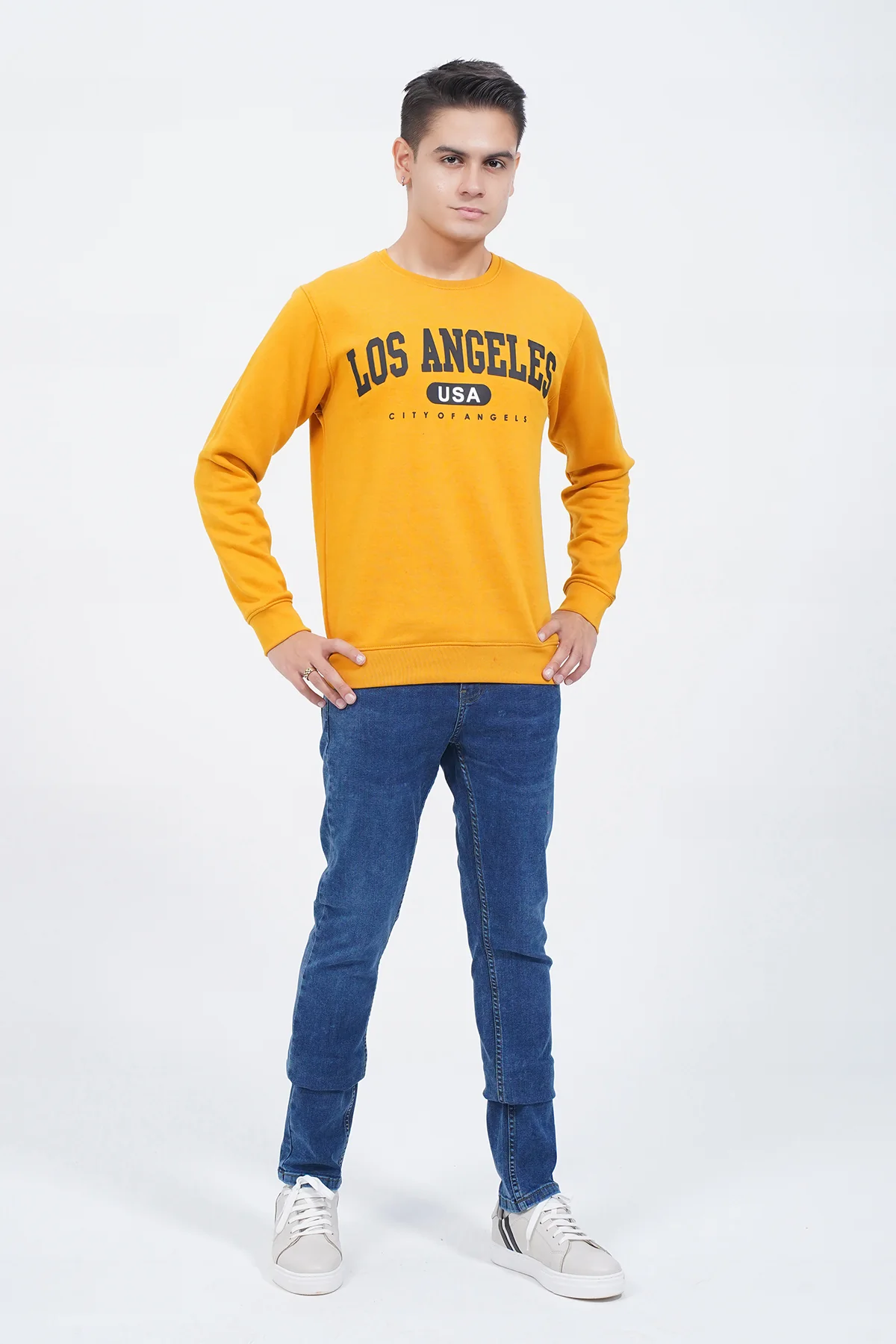 Mens "ELOY" Crew Neck Long Sleeves Sweatshirt - Image 2