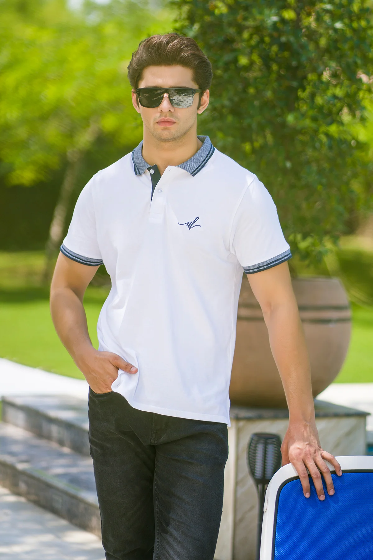 "EMEL" Summer Polo Short Sleeves T-Shirt