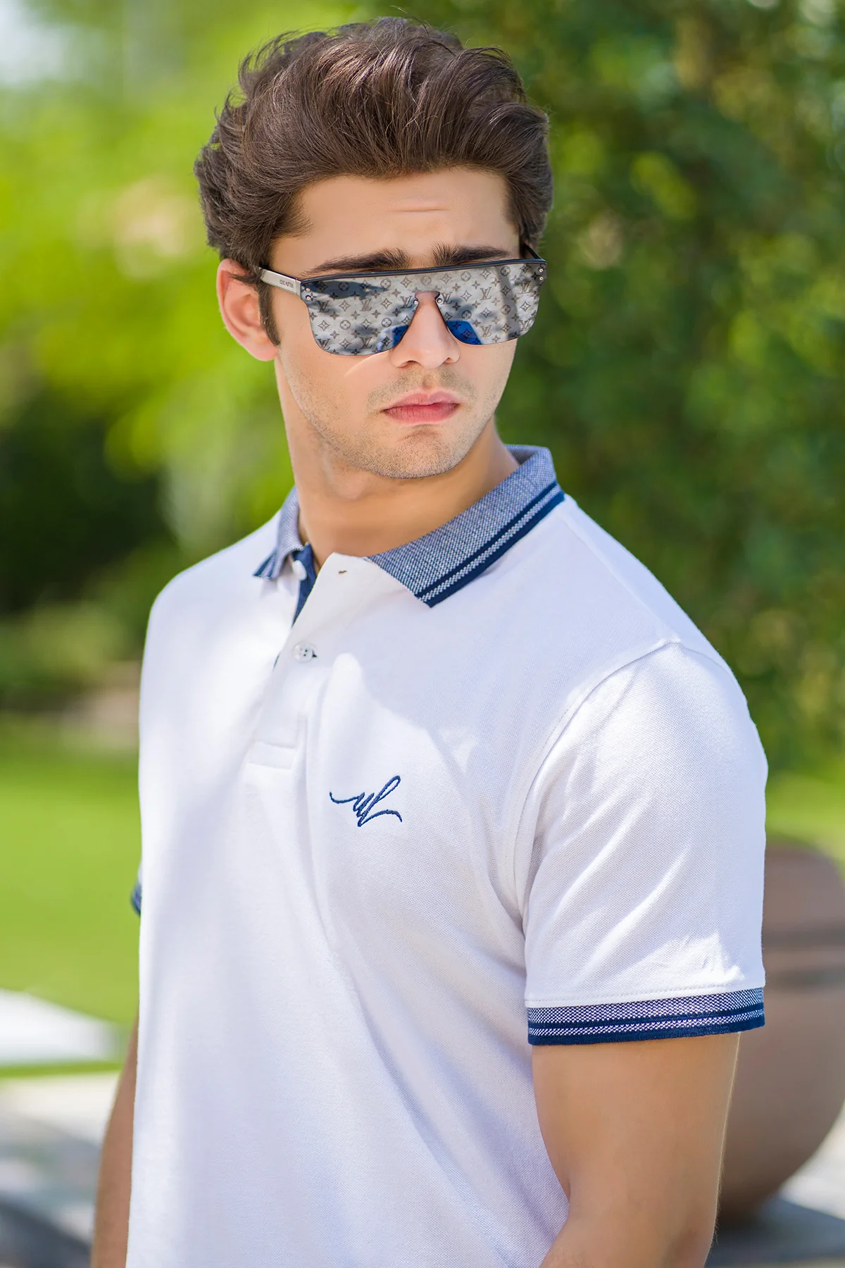 "EMEL" Summer Polo Short Sleeves T-Shirt - Image 2