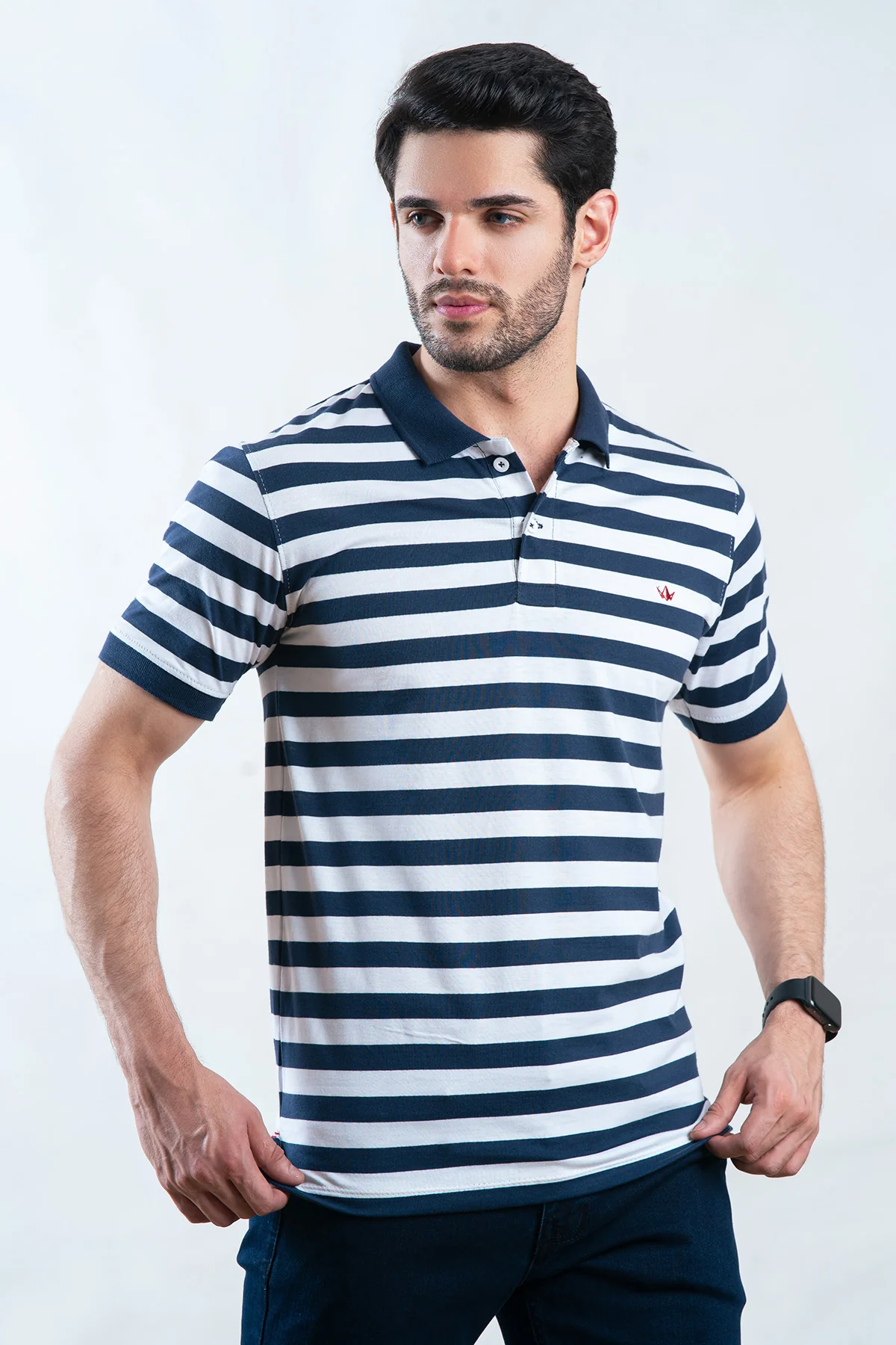 Mens "EMIN" Summer Polo Short Sleeves T-Shirt - Image 3