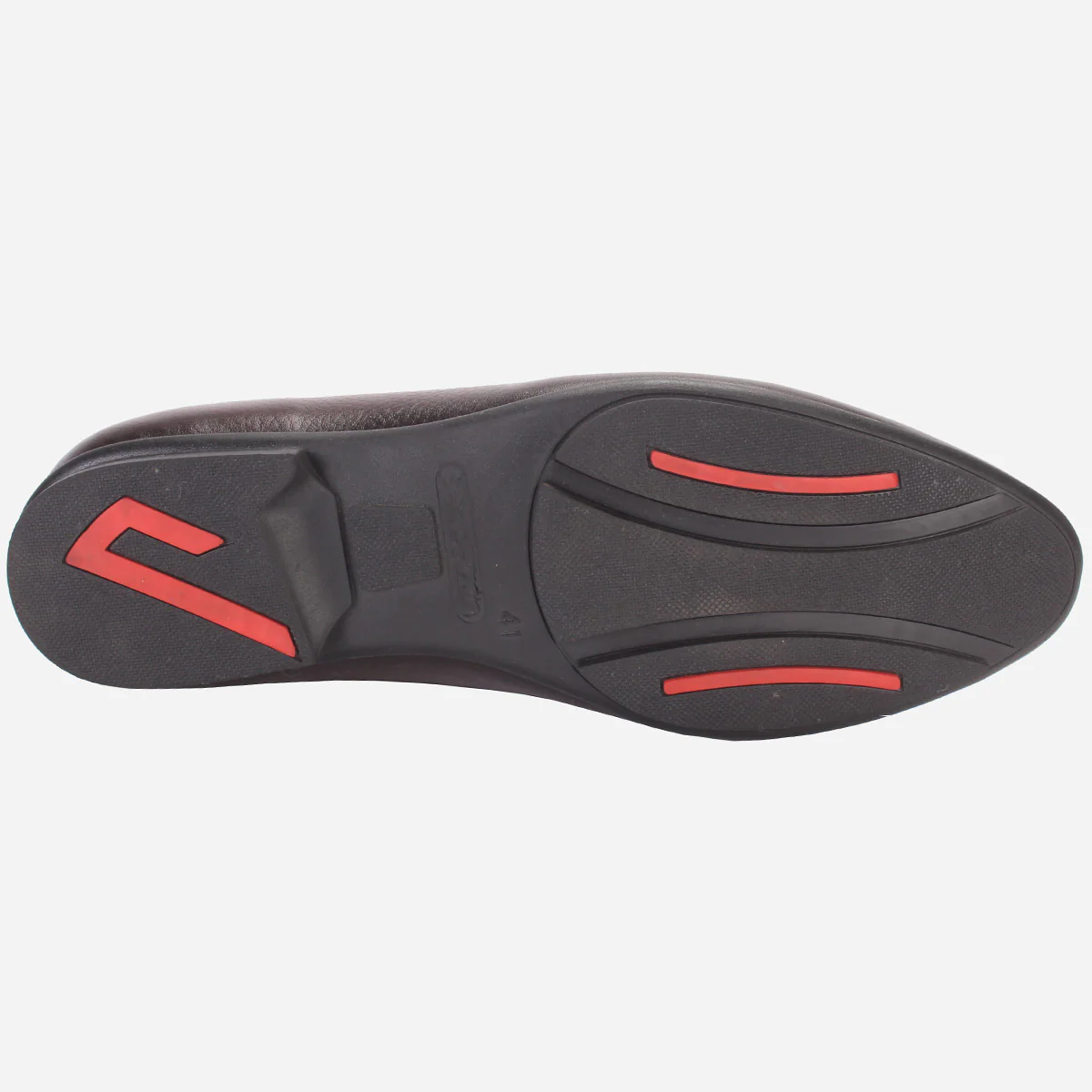 Mens "ENDSON" Leather Formal Slip-on Dress Shoes - Image 5