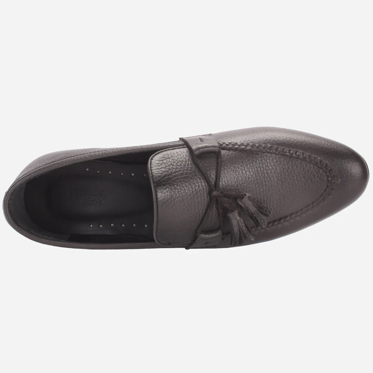 Mens "ENDSON" Leather Formal Slip-on Dress Shoes - Image 4