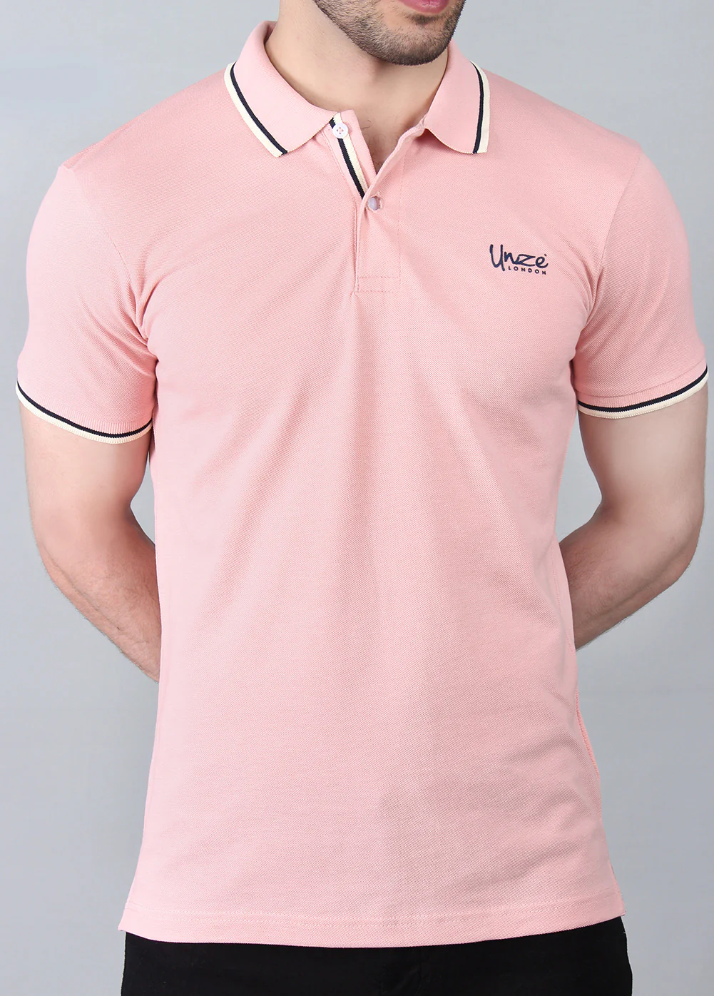 "EUGENE" Classic Short-Sleeve Polo Shirt - Image 3