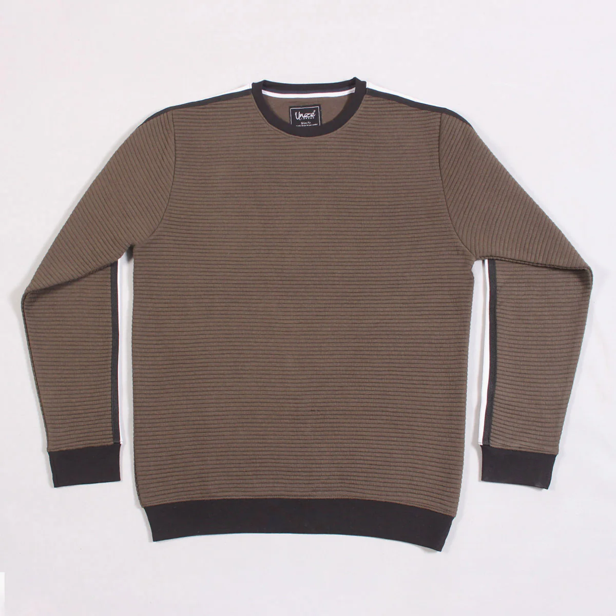 Mens "EVANDER" Crewneck Winter Pull Over Sweatshirt