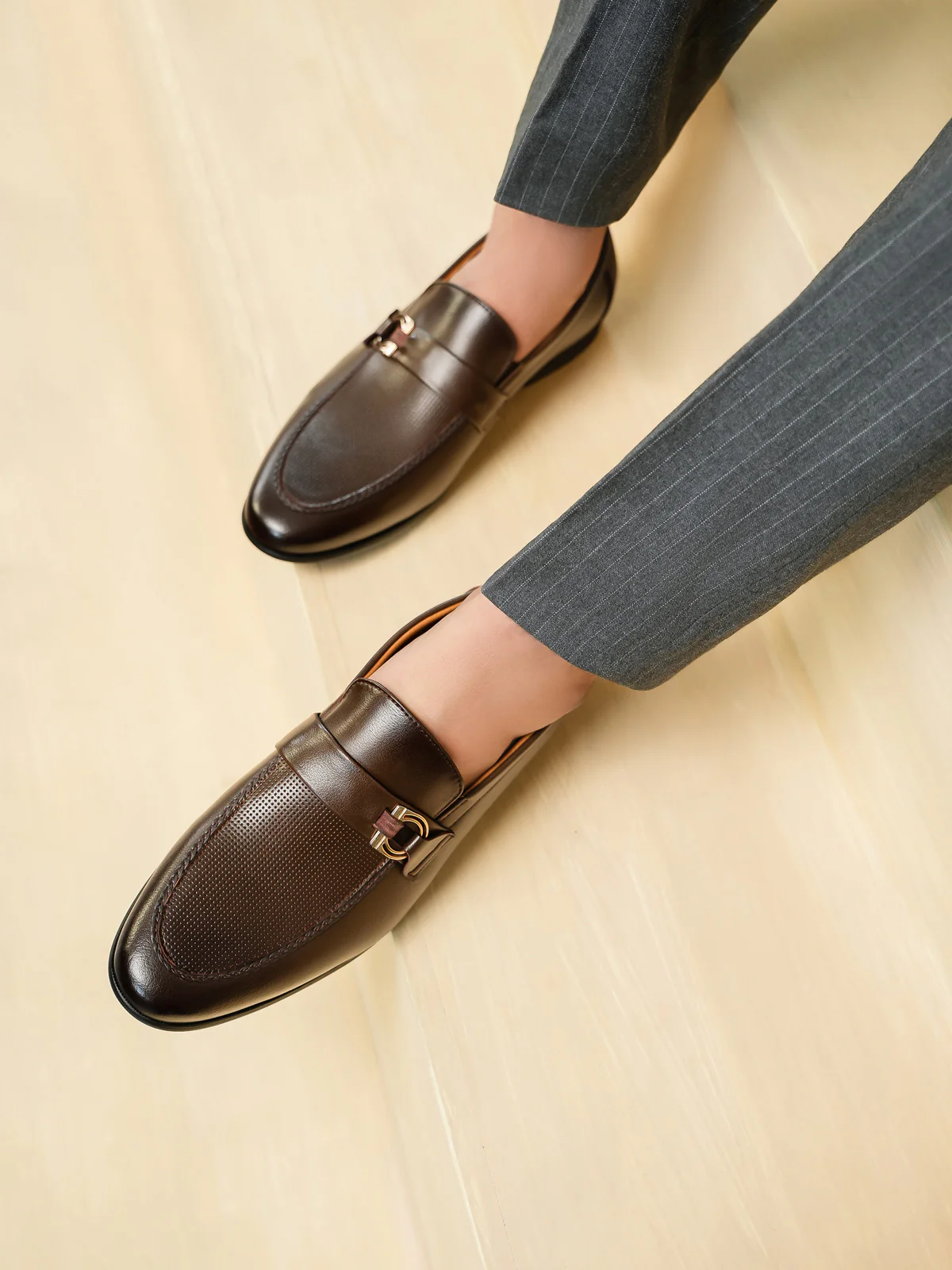 Mens "FALCO" Dress Leather Formal Shoes - Image 3
