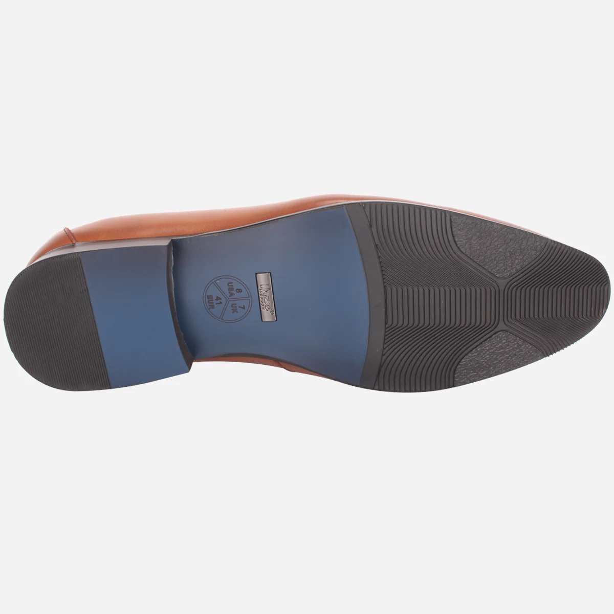 Mens "FAZAR" Leather Office Formal Slide In Shoes - Image 5