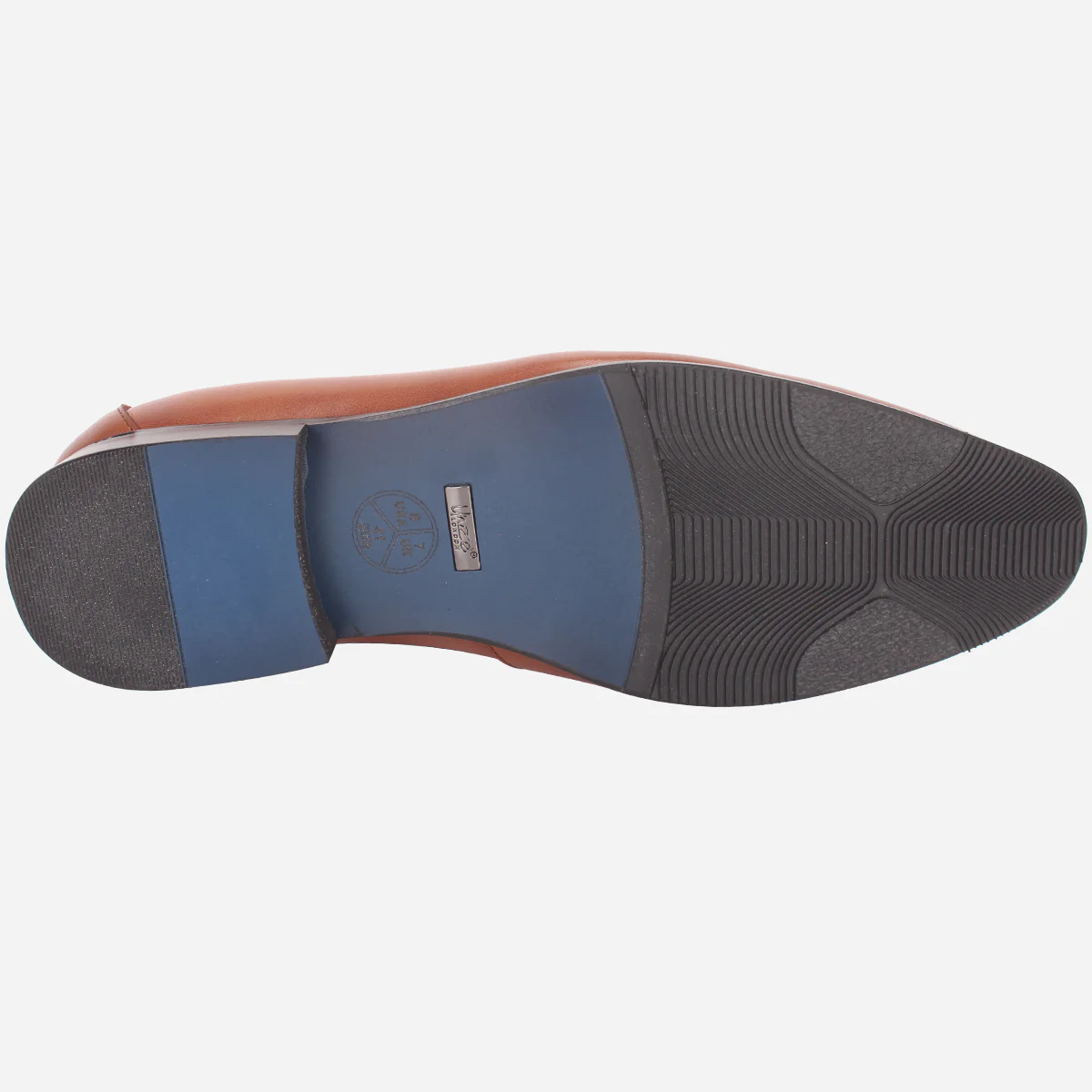 Mens "FAZAR" Leather Office Formal Slide In Shoes - Image 5