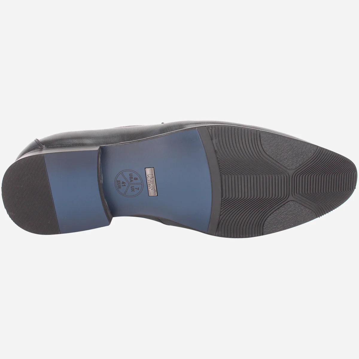 Mens "FAZAR" Leather Office Formal Slide In Shoes - Image 5