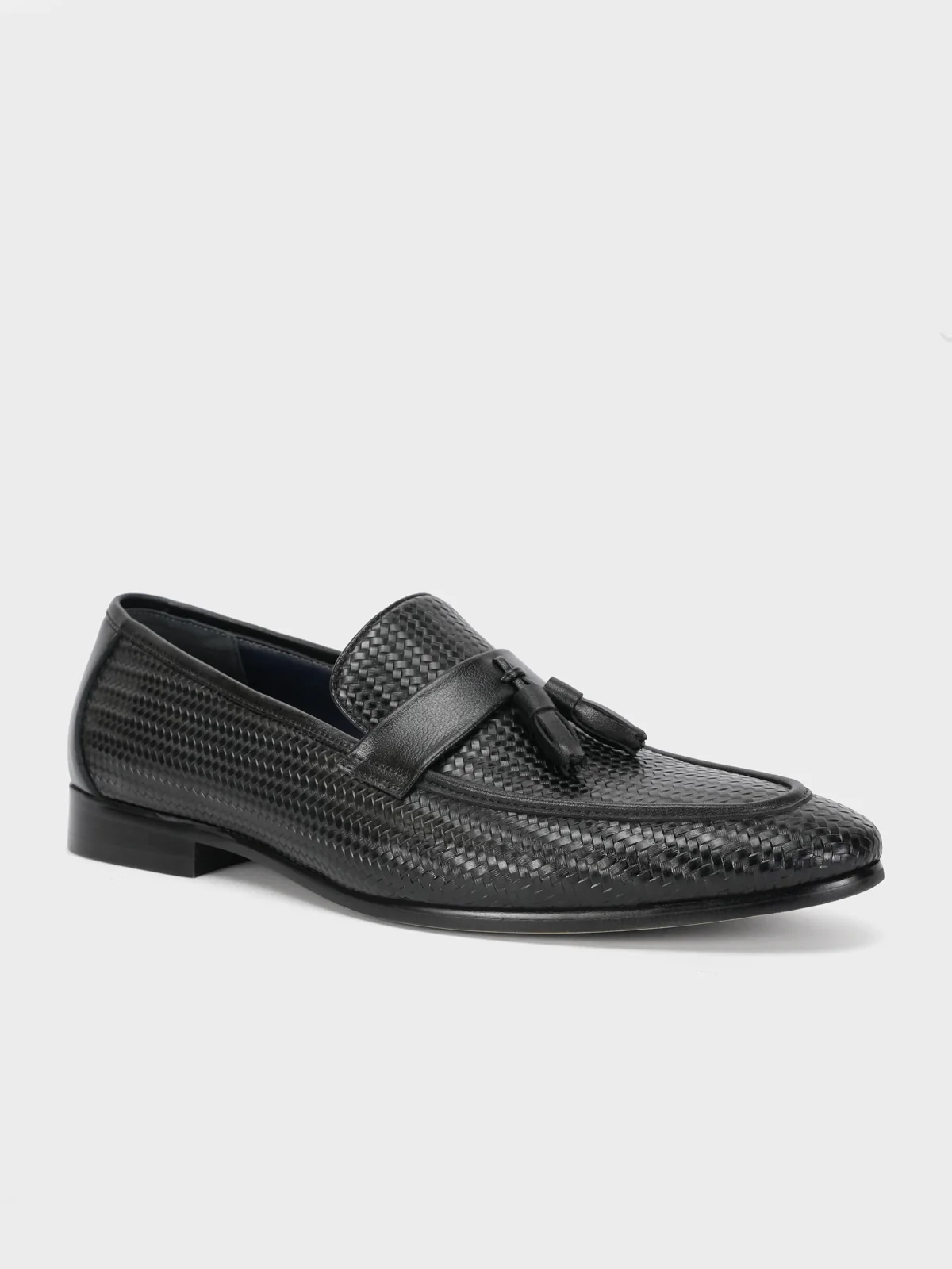 Mens "FILBERT" Textured Slip On Leather Formal Shoes