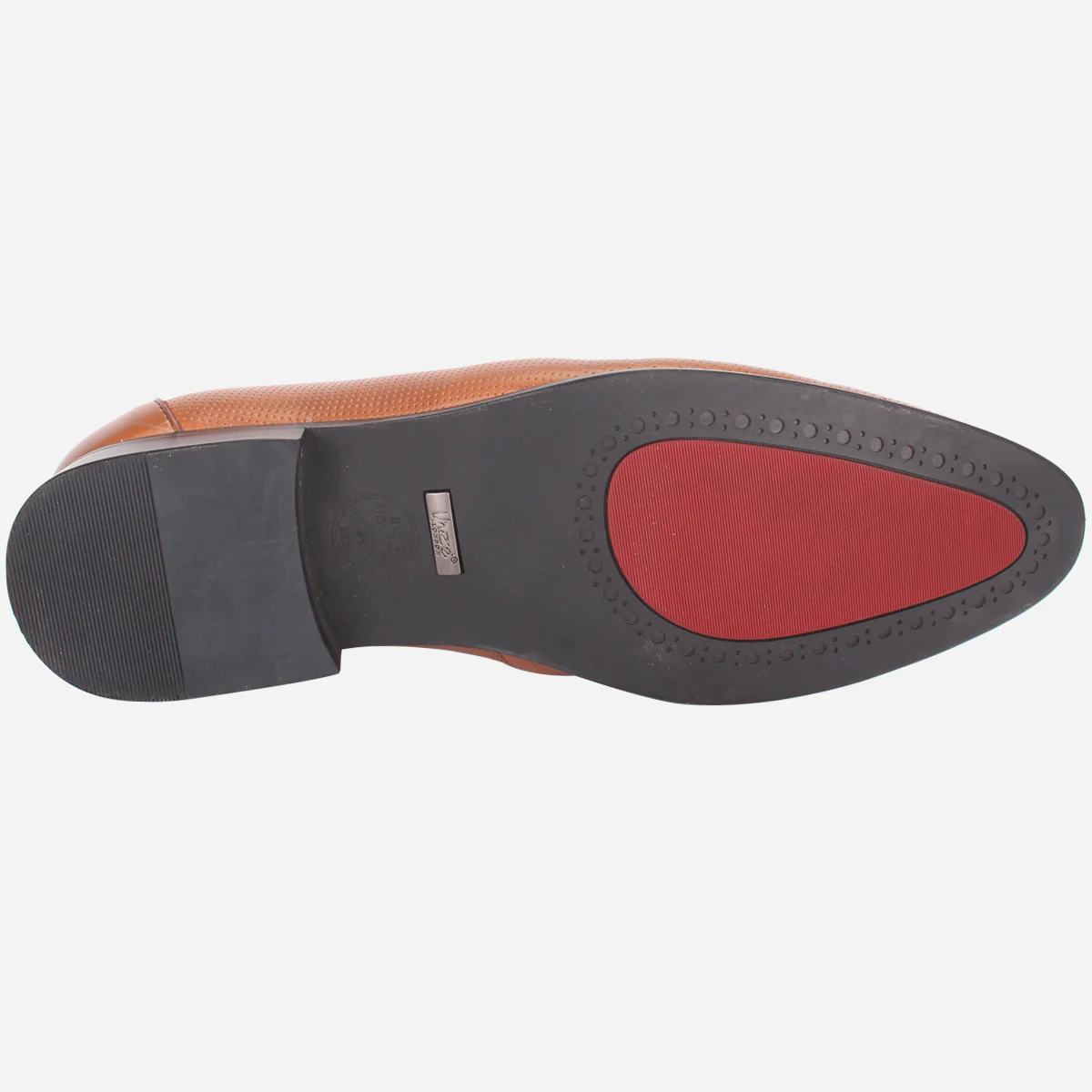 Mens "FYRRE" Leather Dress Formal Slide In Shoes - Image 5